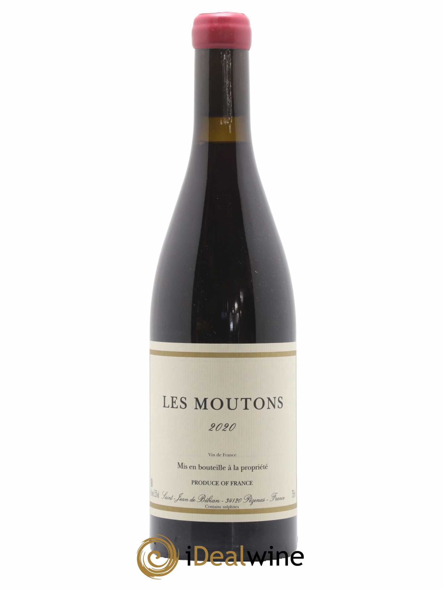 Vin de France Prieuré St-Jean de Bébian Les Moutons Prieuré St-Jean de Bébian 2020 - Lot de 1 bouteille - 0