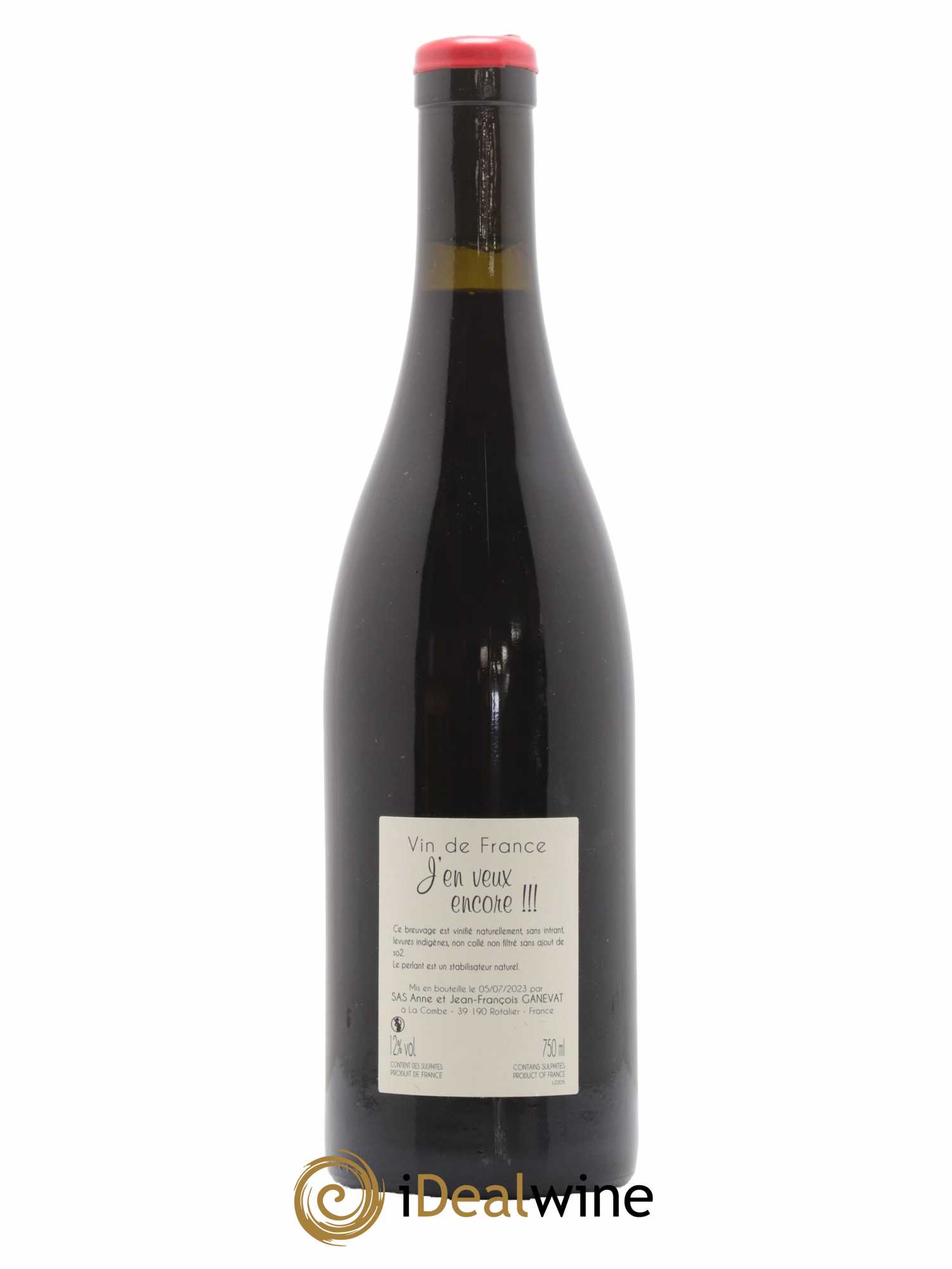Vin de France J'en veux encore Anne et Jean François Ganevat 2022 - Lot de 1 bouteille - 1