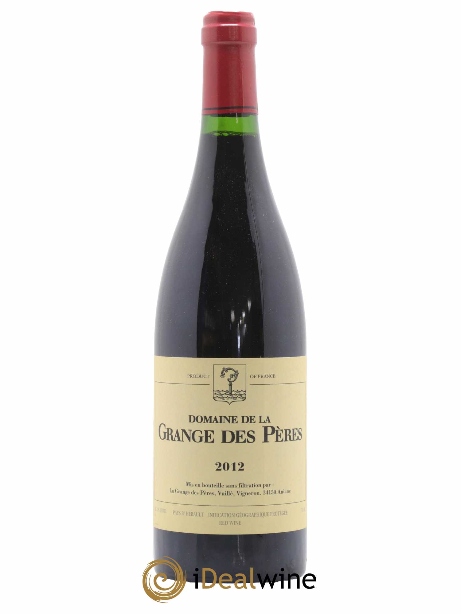IGP Pays d'Hérault Grange des Pères Laurent Vaillé 2012 - Lot of 1 bottle - 0