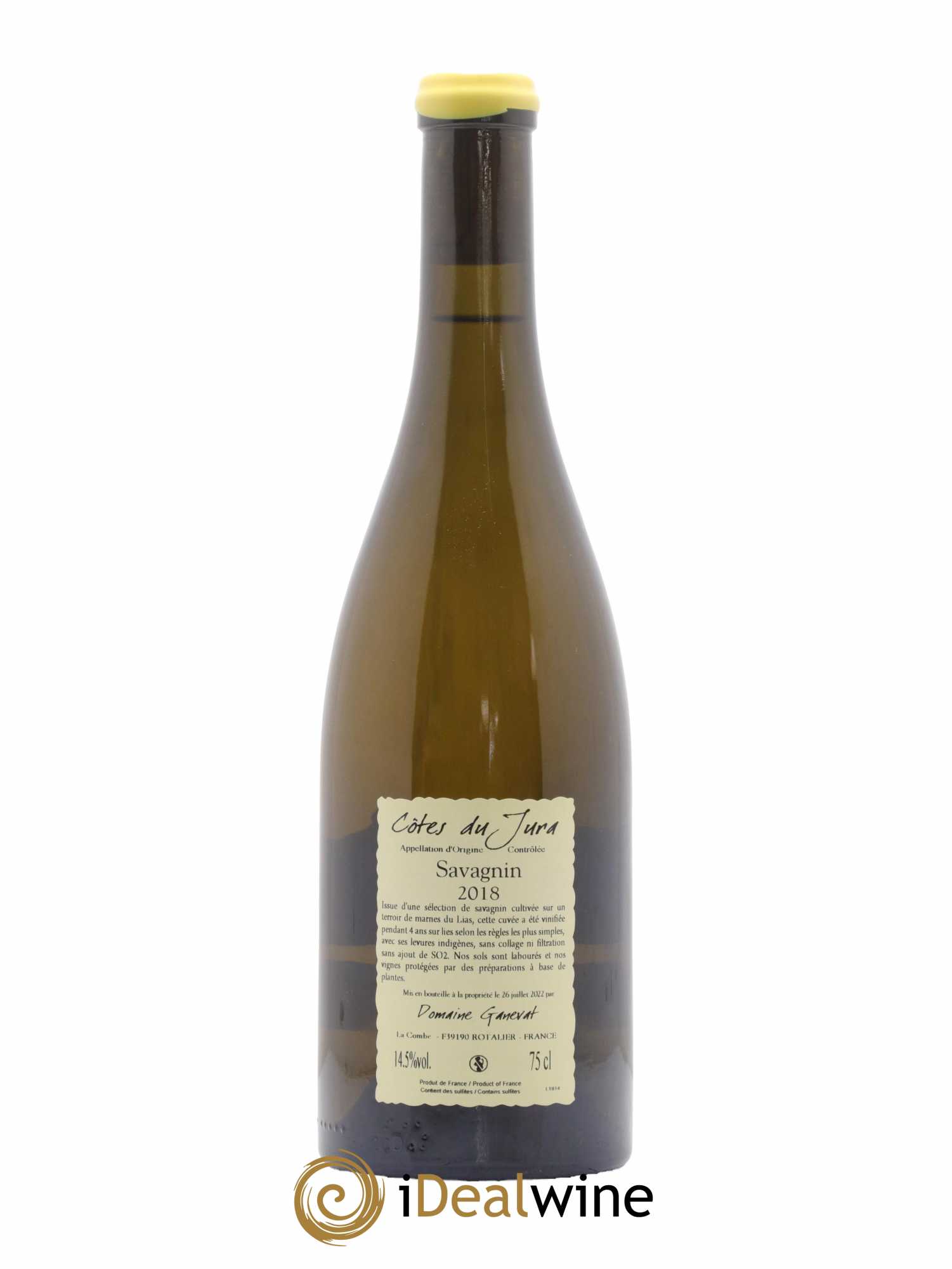 Côtes du Jura Sous la Roche Jean-François Ganevat (Domaine)  2018 - Lot of 1 bottle - 1