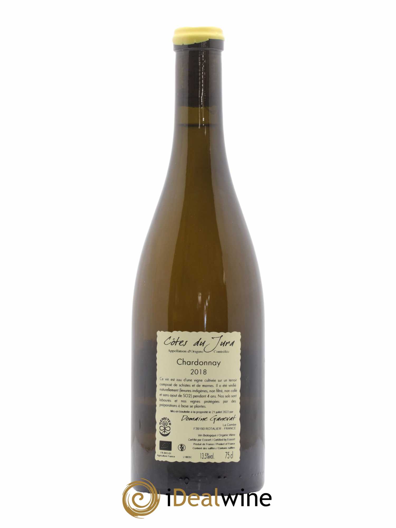 Côtes du Jura Chardonnay En Billat Jean-François Ganevat (Domaine)  2018 - Lot of 1 bottle - 1