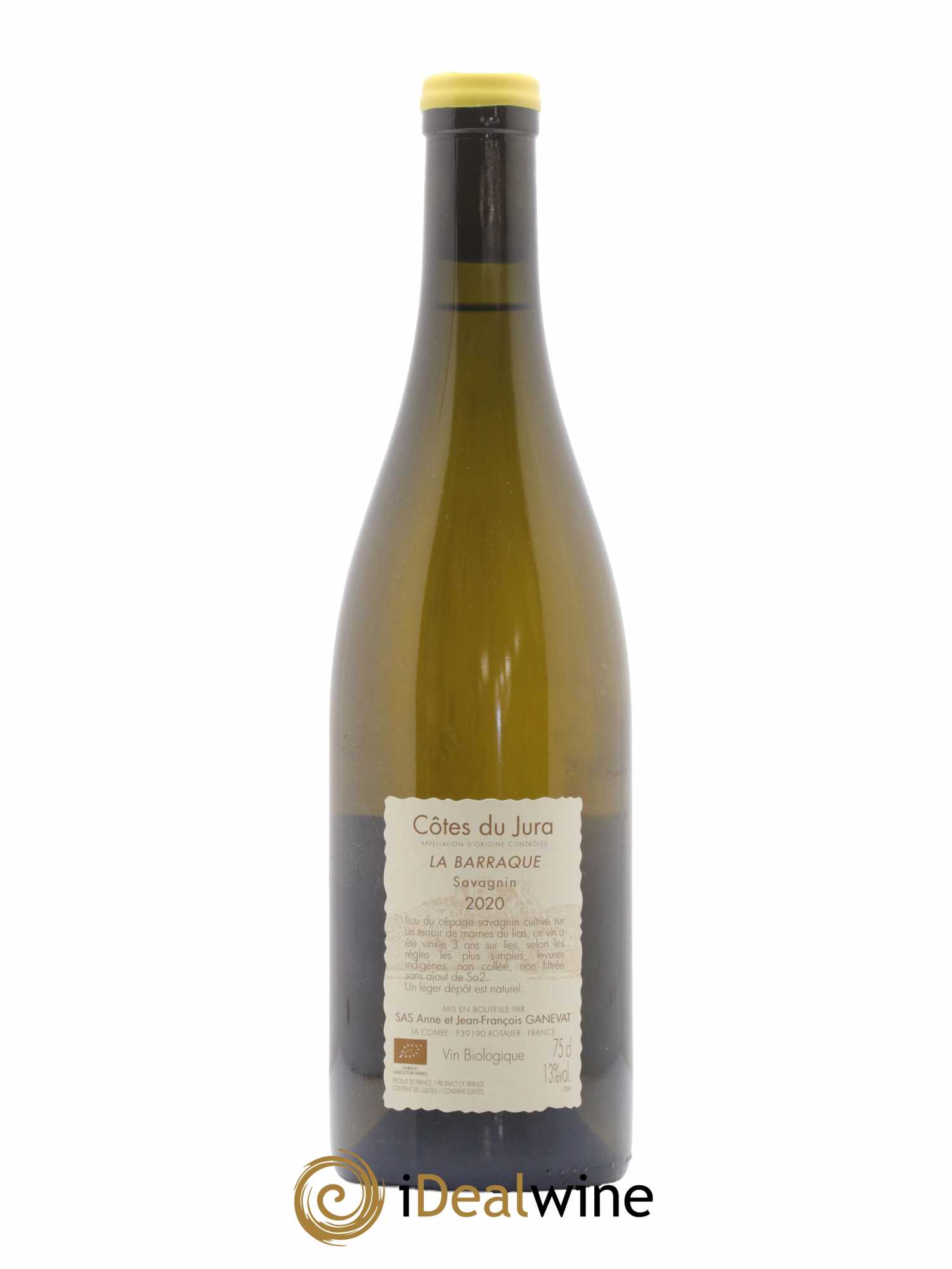 Côtes du Jura La Barraque Savagnin Anne et Jean François Ganevat  2020 - Lot of 1 bottle - 1