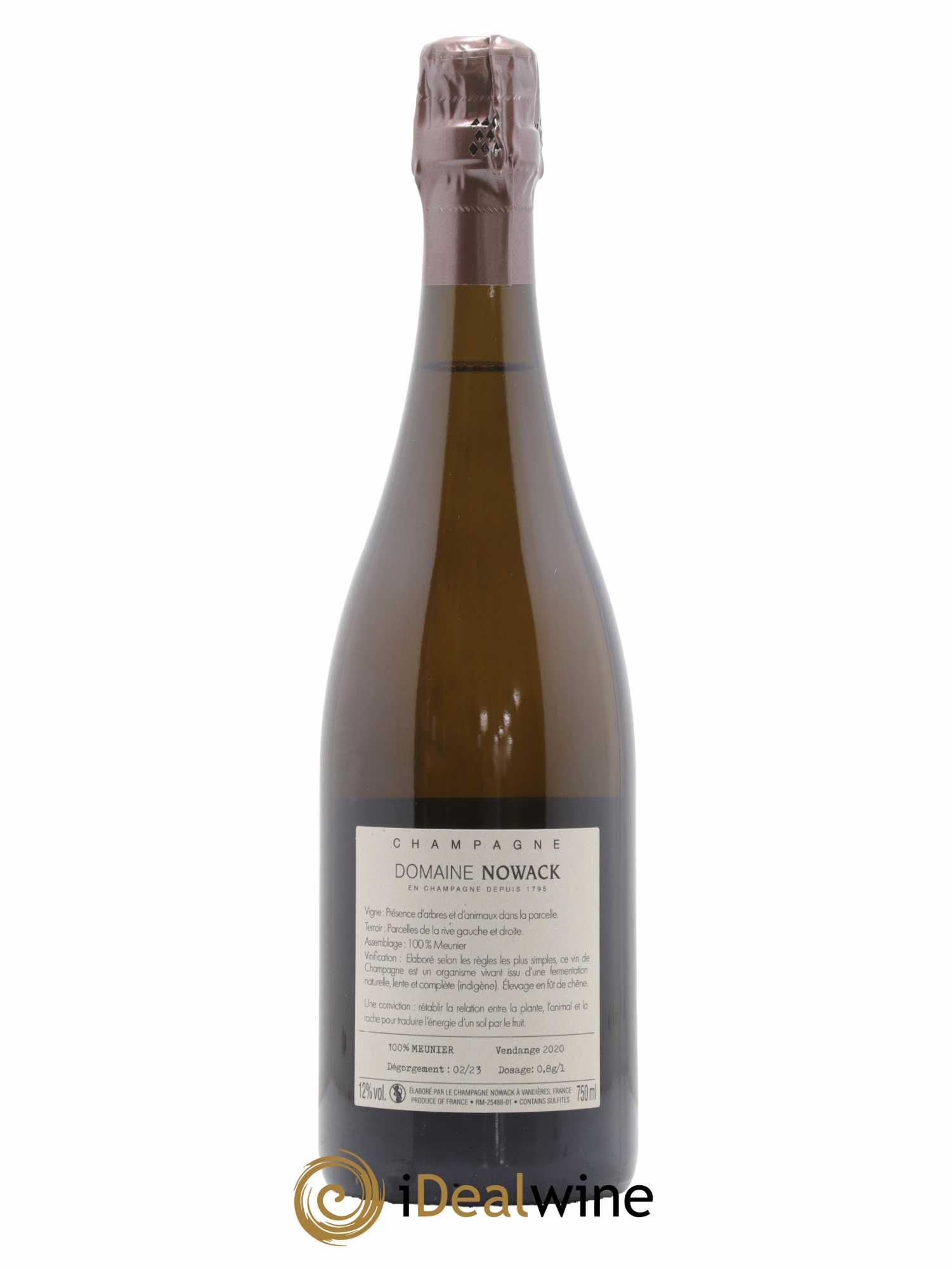 Champagne Autre Cru Domaine Nowack 2020 - Lot of 1 bottle - 1