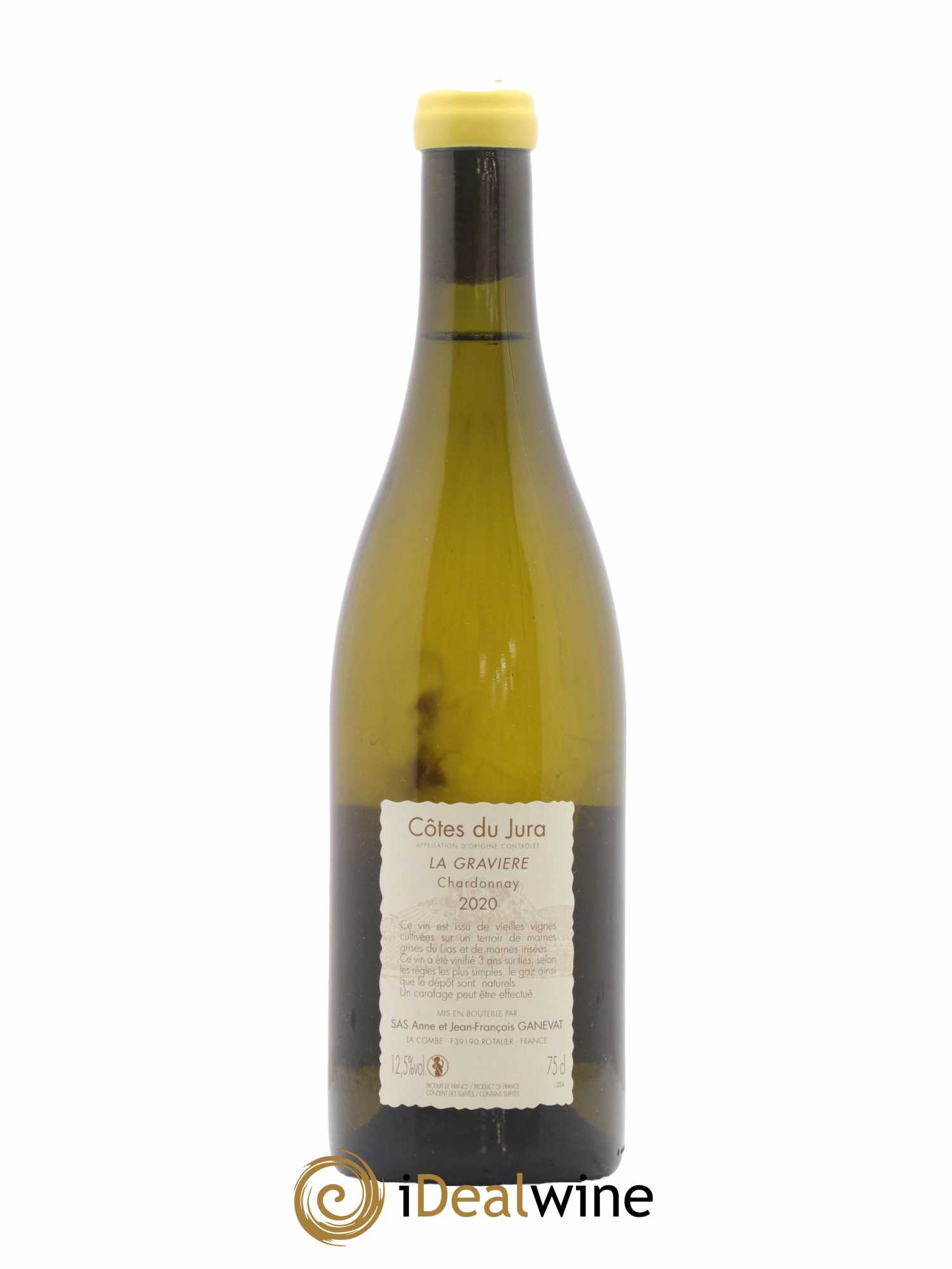 Côtes du Jura La Gravière Anne et Jean François Ganevat 2020 - Lot of 1 bottle - 1