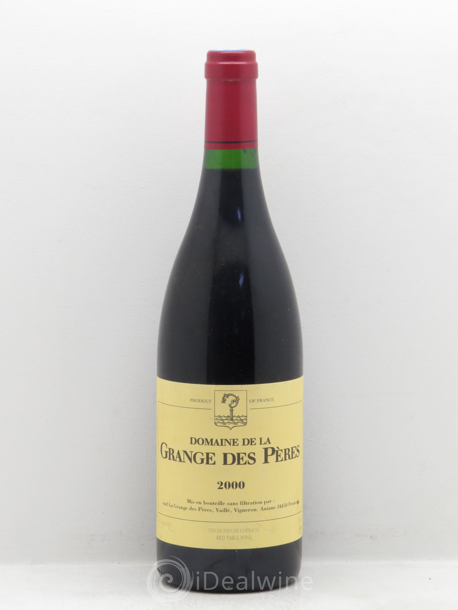 Pays d'Hérault Grange des Pères Laurent Vaillé 2000 - Lot de 1 bouteille - 0
