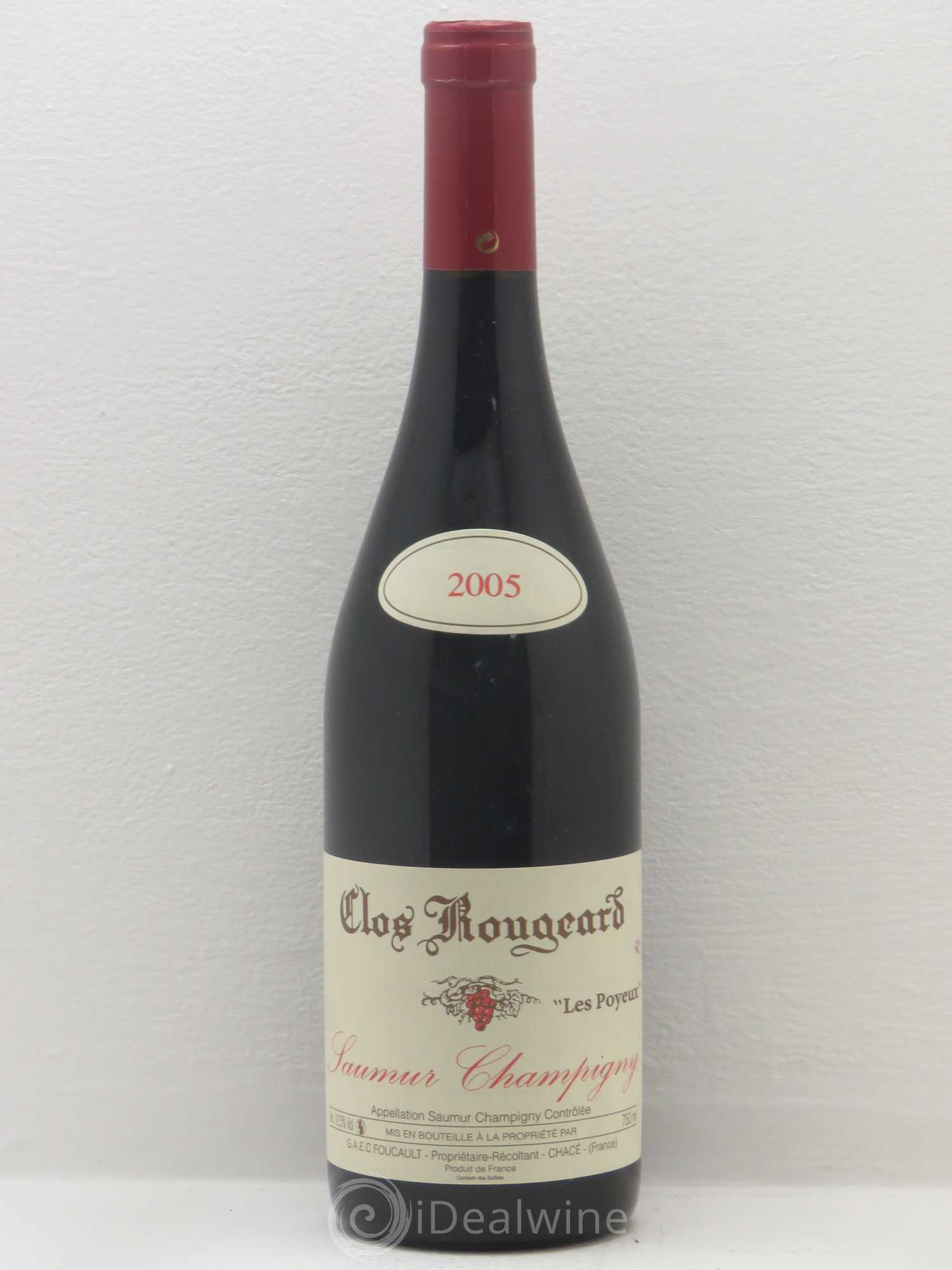 Saumur-Champigny Les Poyeux Clos Rougeard 2005 - Lot de 1 bouteille - 0