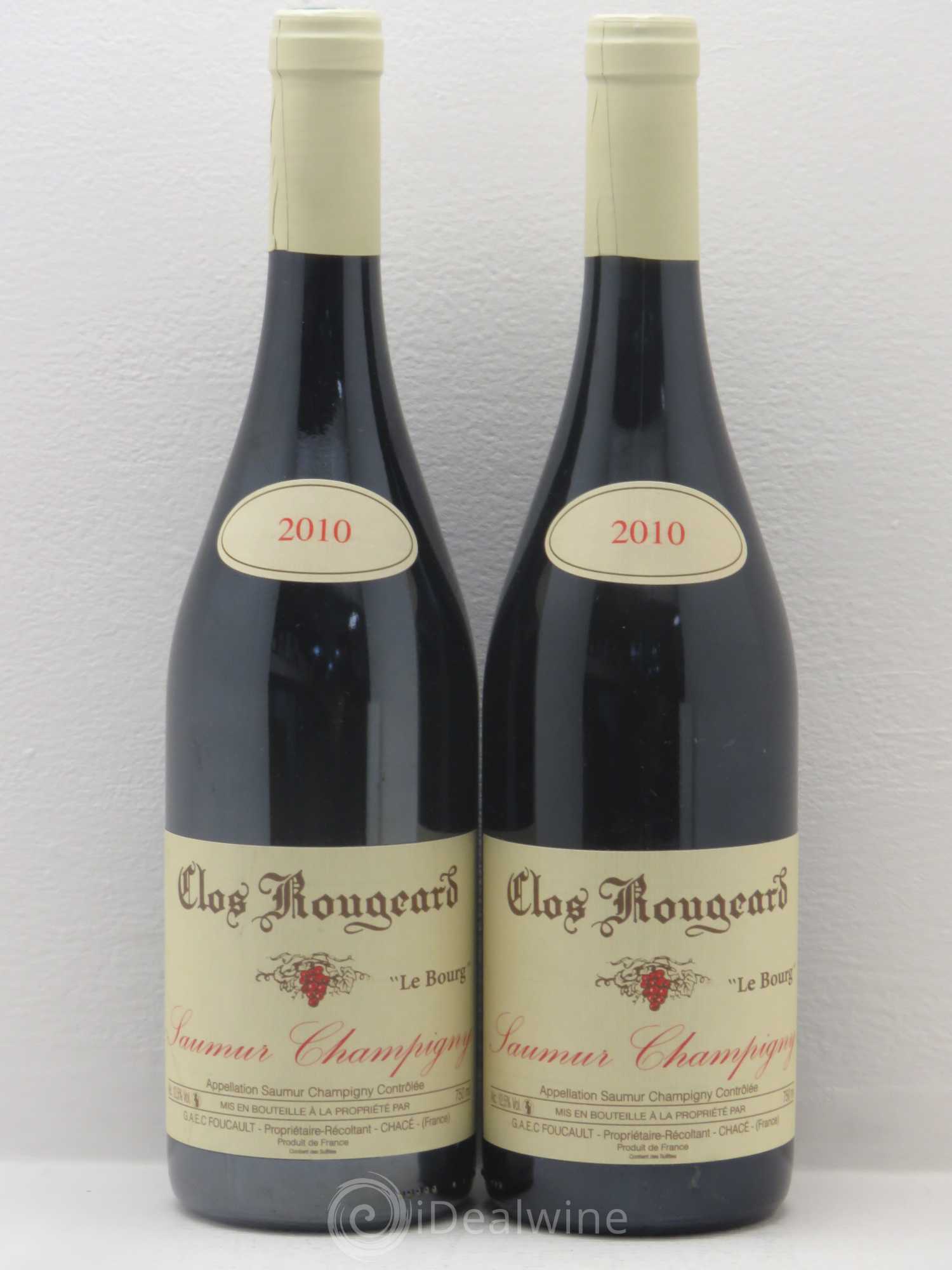 Saumur-Champigny Le Bourg Clos Rougeard 2010 - Lot de 2 bouteilles - 0