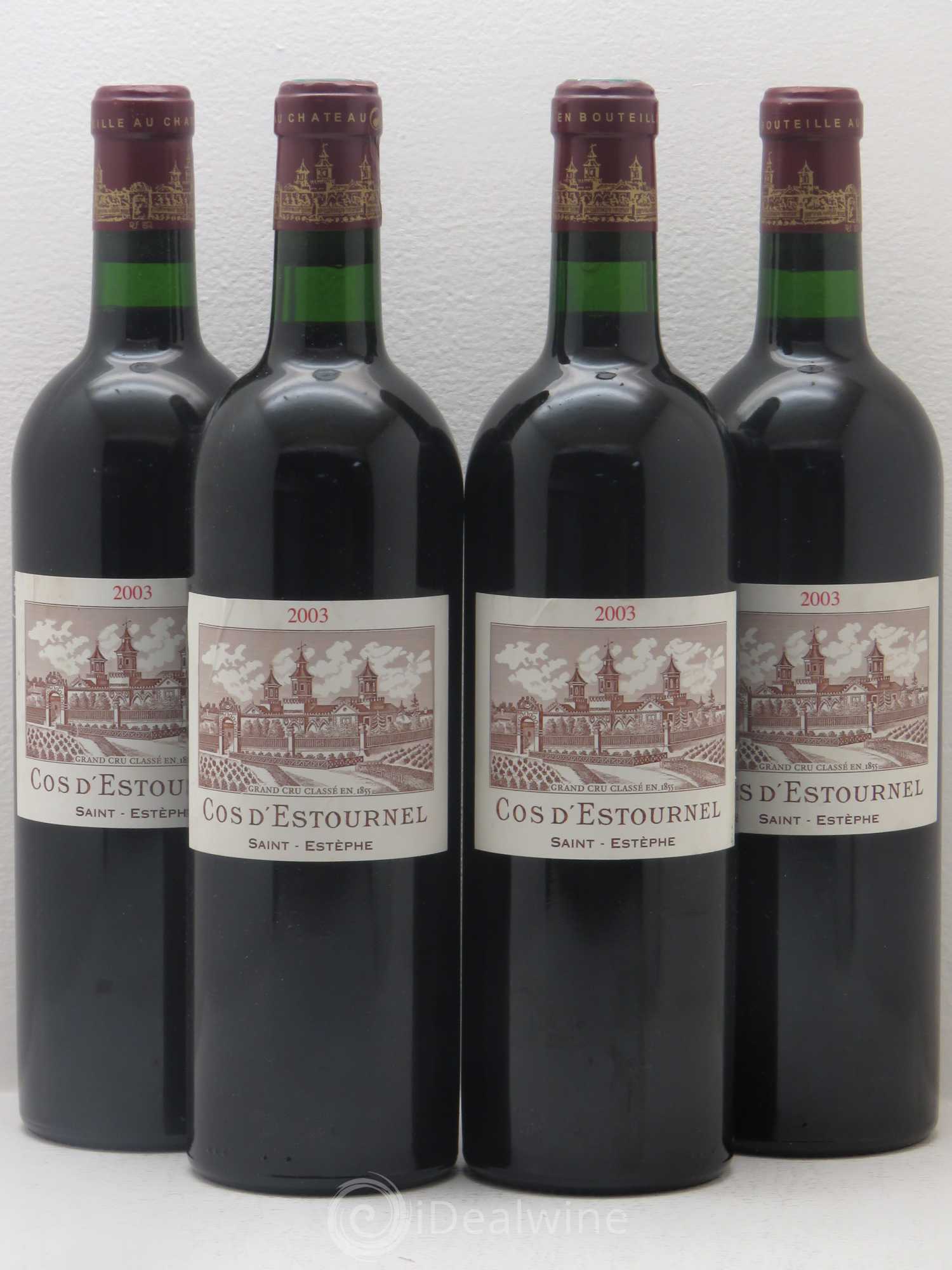 Cos d'Estournel 2ème Grand Cru Classé 2003 - Lot de 4 bouteilles - 0