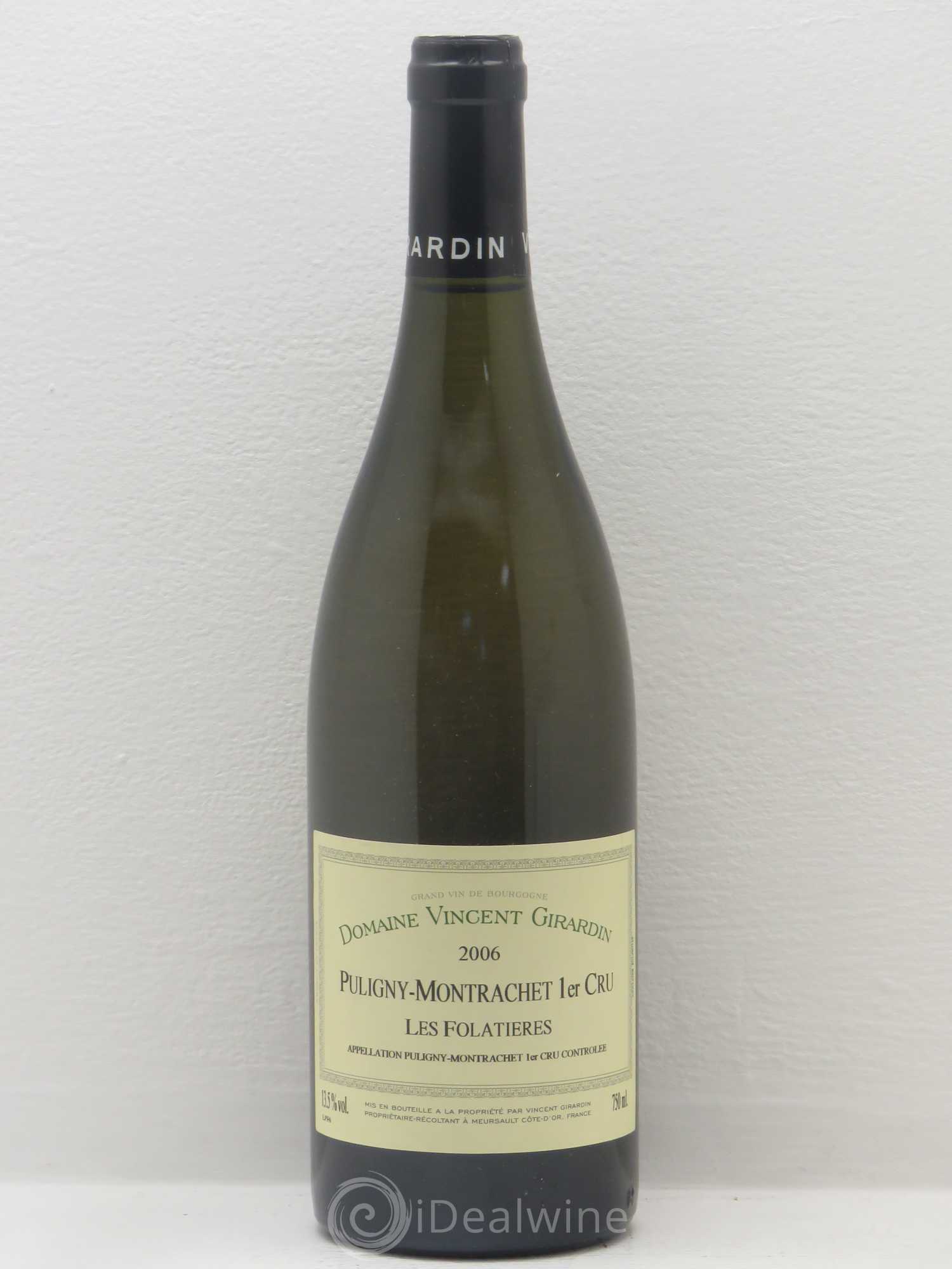 Puligny-Montrachet 1er Cru Les Folatieres Girardin 2006 - Posten von 1 Flasche - 0