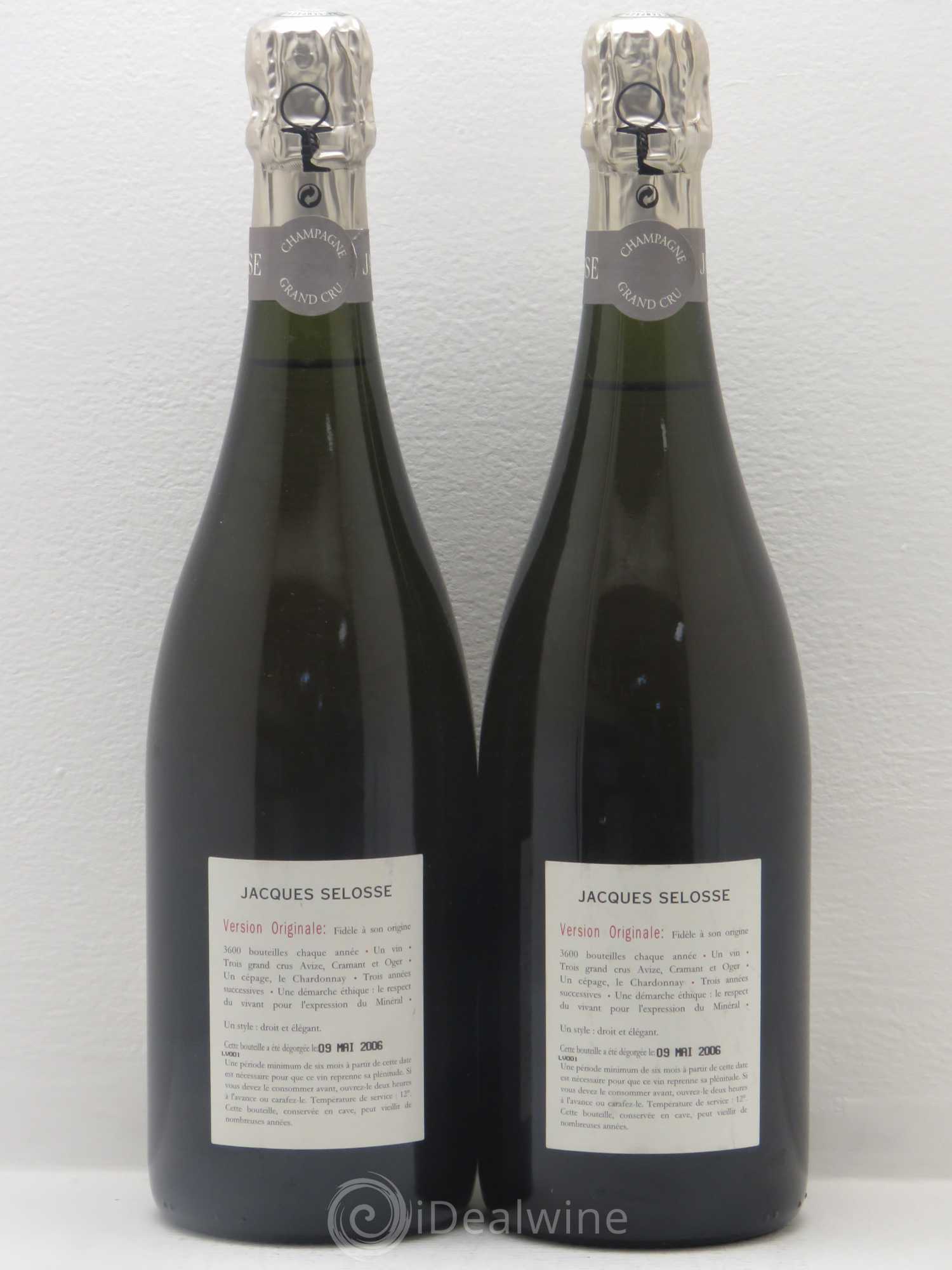 Version Originale Jacques Selosse - Lot de 2 bouteilles - 1