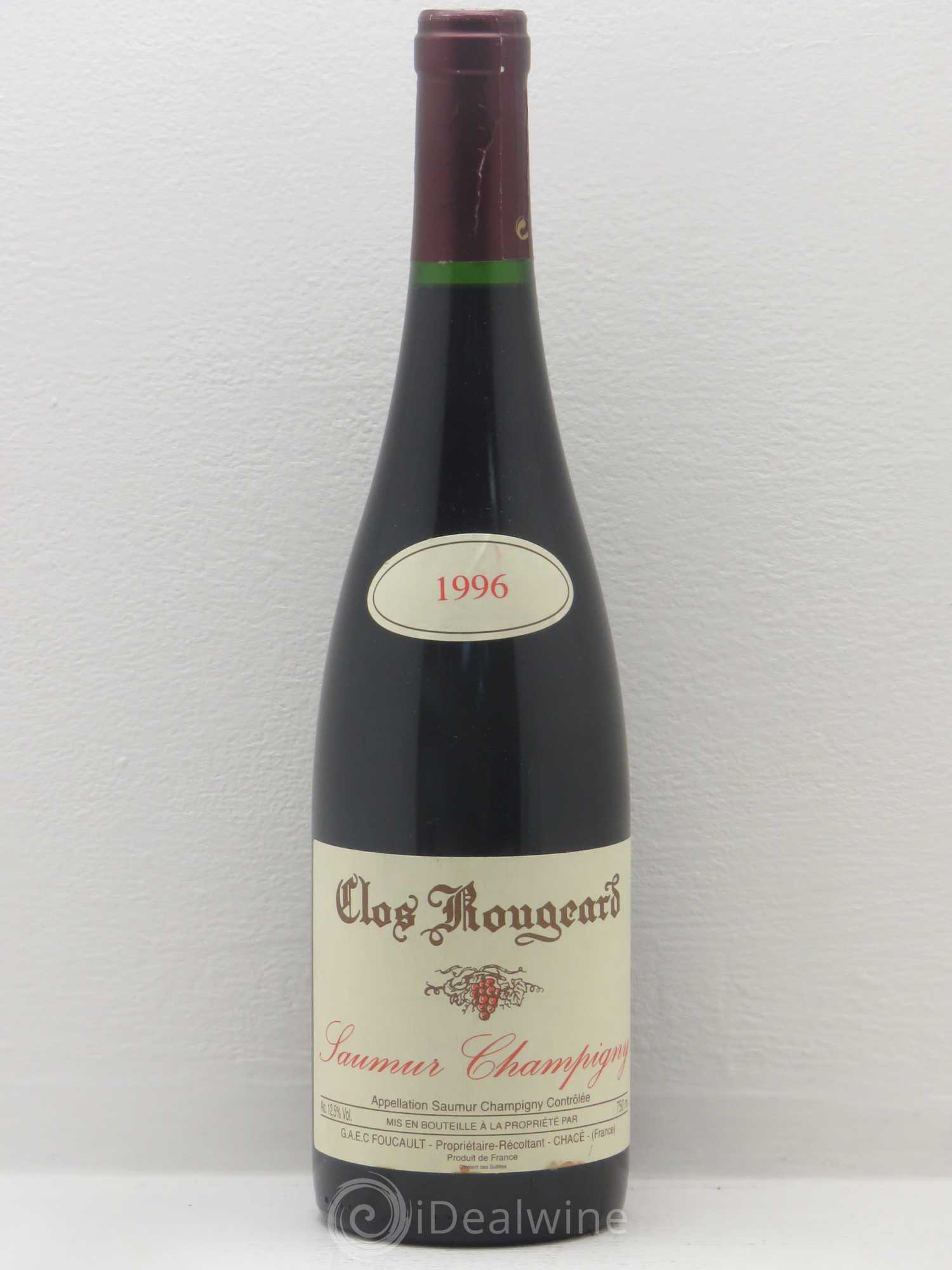 Saumur-Champigny Clos Rougeard 1996 - Lot de 1 bouteille - 0