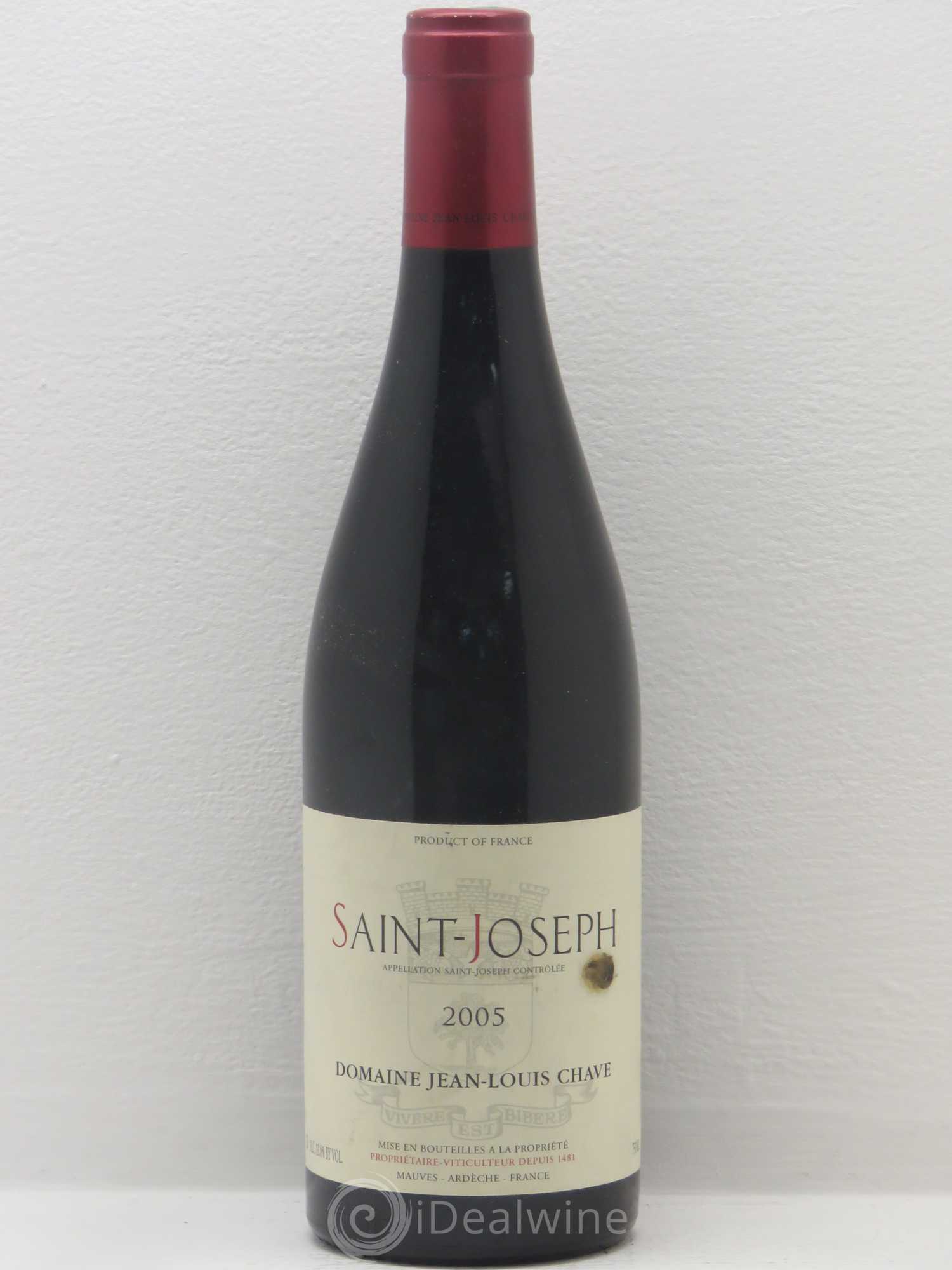 Saint-Joseph Jean-Louis Chave 2005 - Lot de 1 bouteille - 0