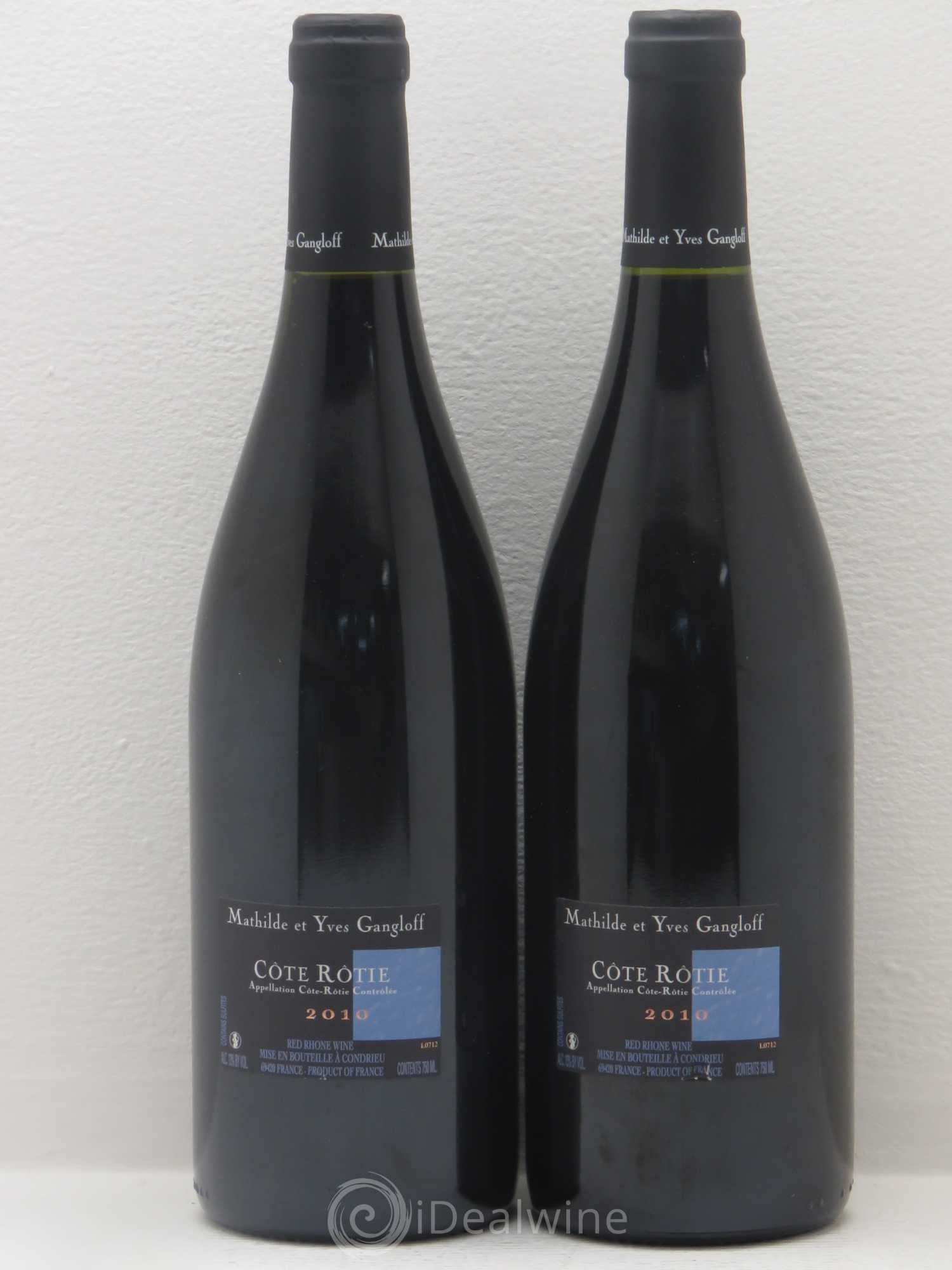 Côte-Rôtie La Barbarine Gangloff (Domaine) 2010 - Lot de 2 bouteilles - 1