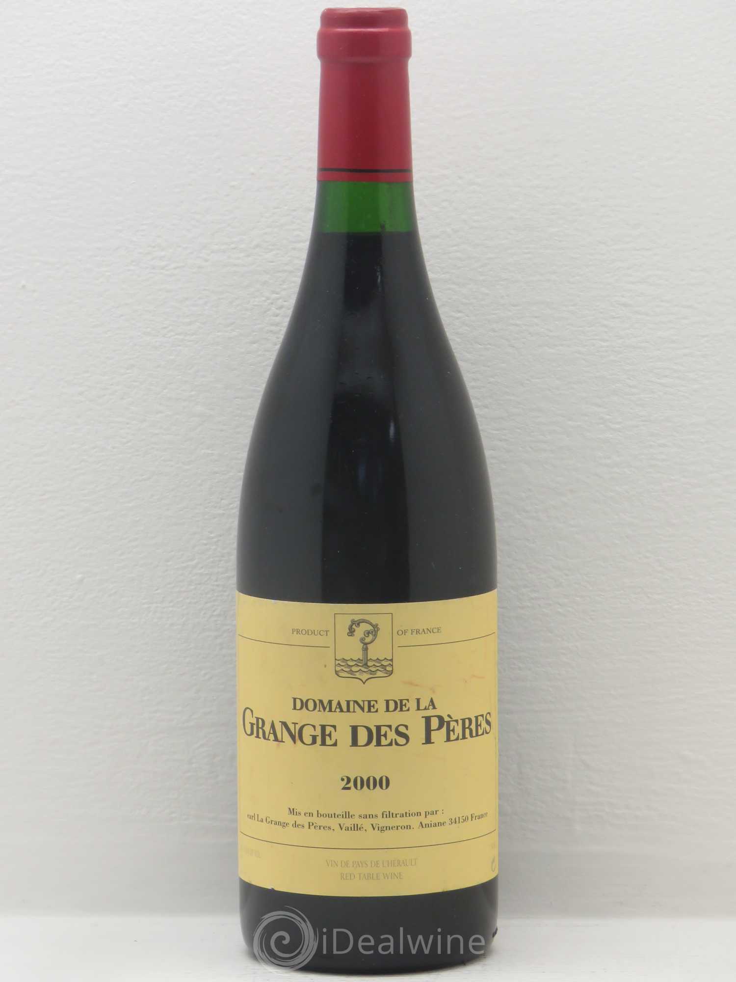 Pays d'Hérault Grange des Pères Laurent Vaillé 2000 - Lot de 1 bouteille - 0