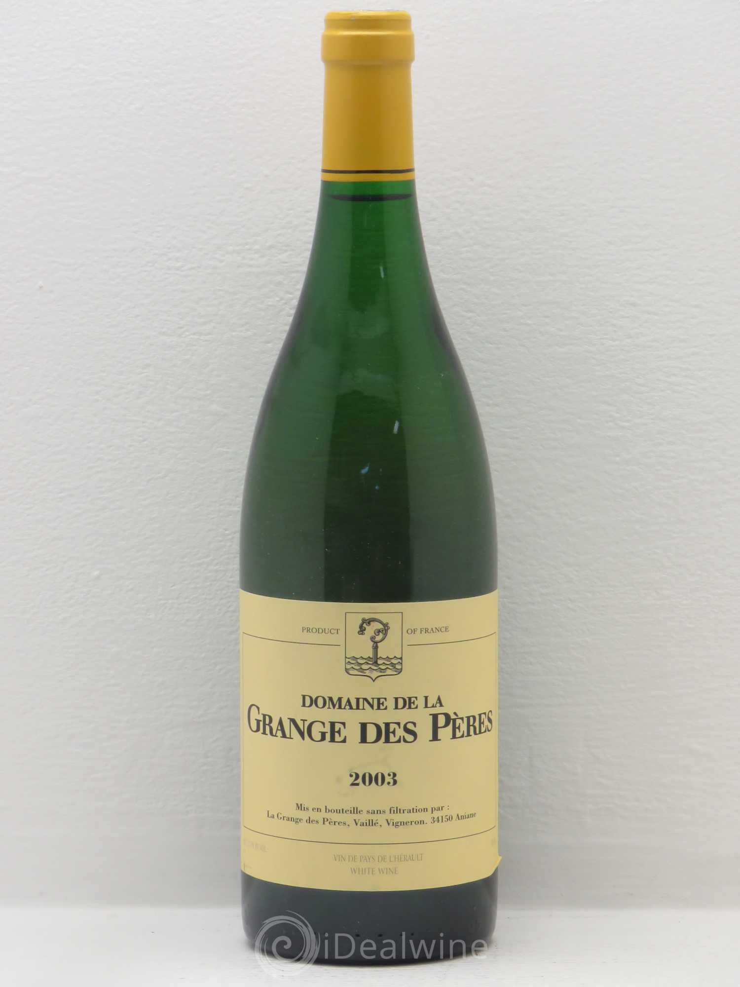 Pays d'Hérault Grange des Pères Laurent Vaillé 2003 - Lot de 1 bouteille - 0