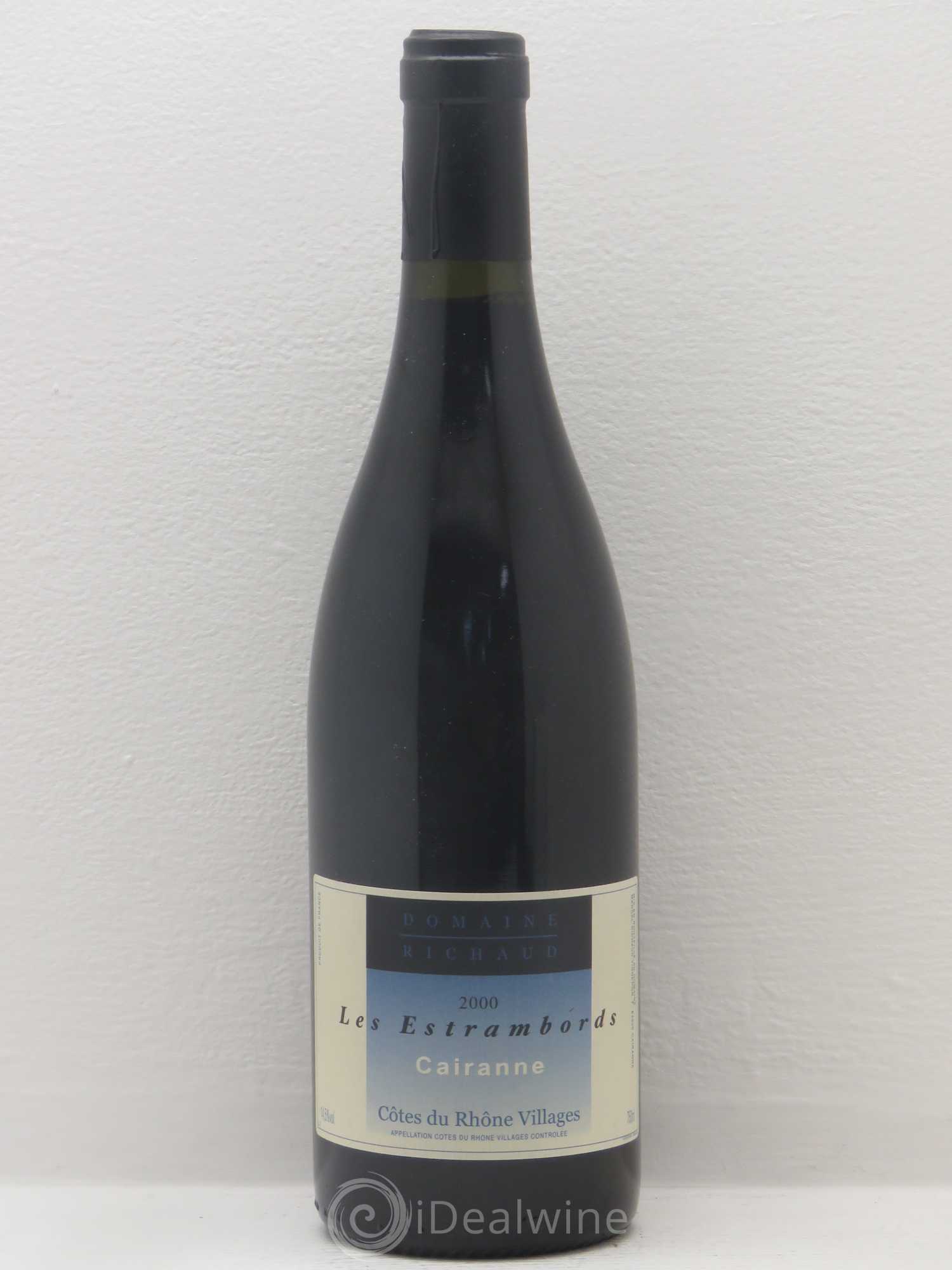 Cairanne Les Estrambords Marcel Richaud 2000 - Lot de 1 bouteille - 0