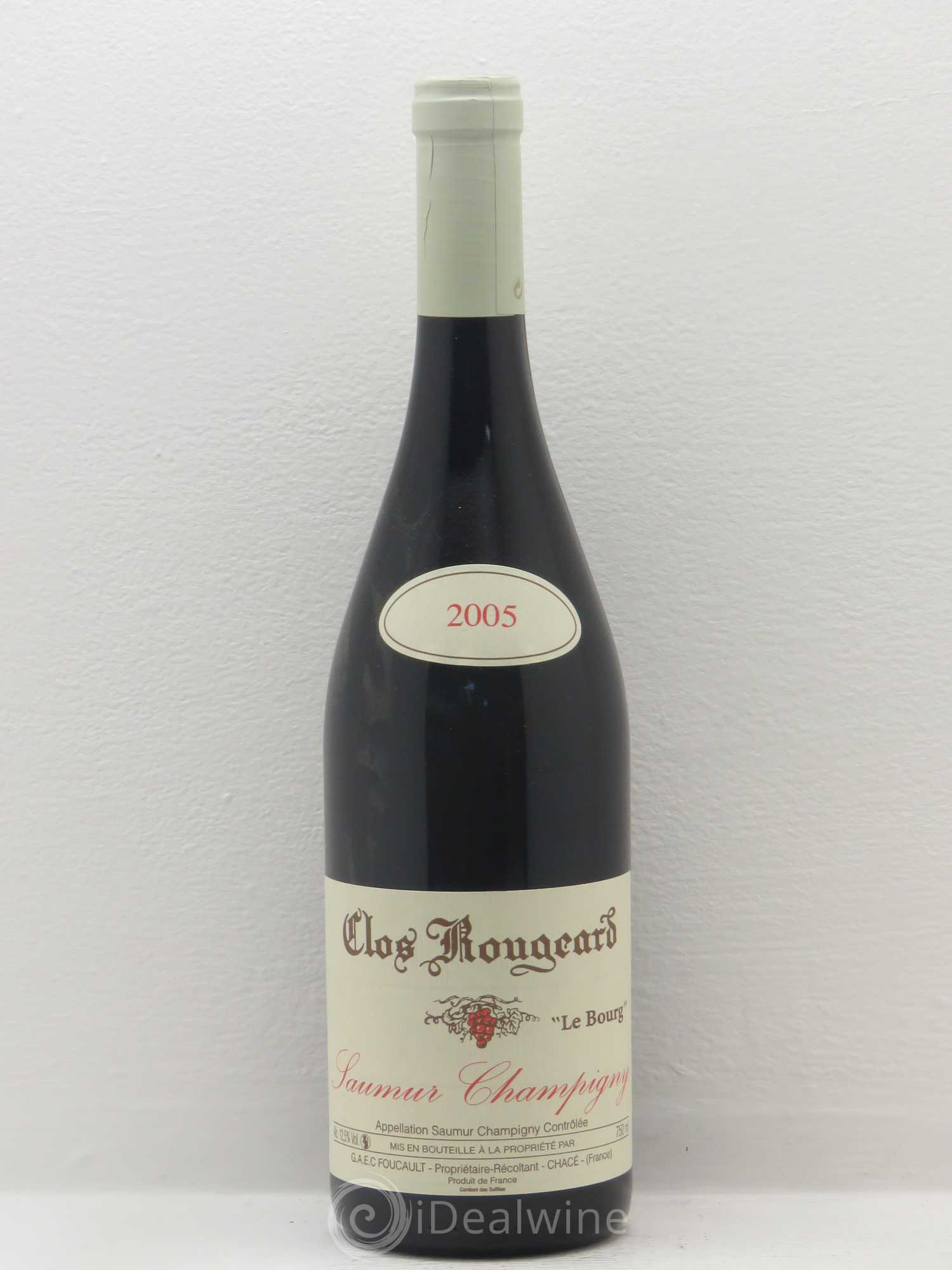 Saumur-Champigny Le Bourg Clos Rougeard 2005 - Lot de 1 bouteille - 0