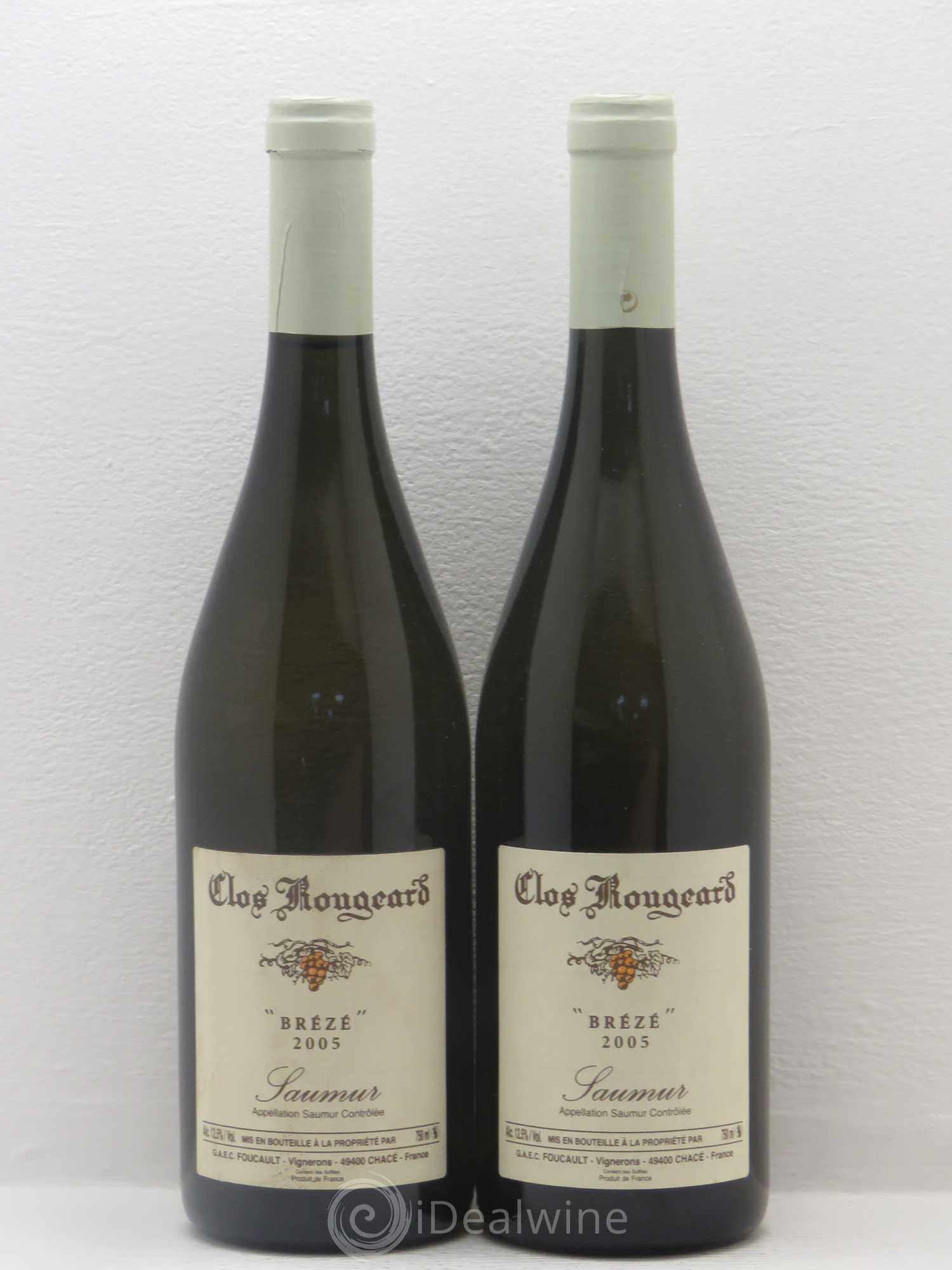 Saumur Brézé Clos Rougeard 2005 - Lot de 2 bouteilles - 0