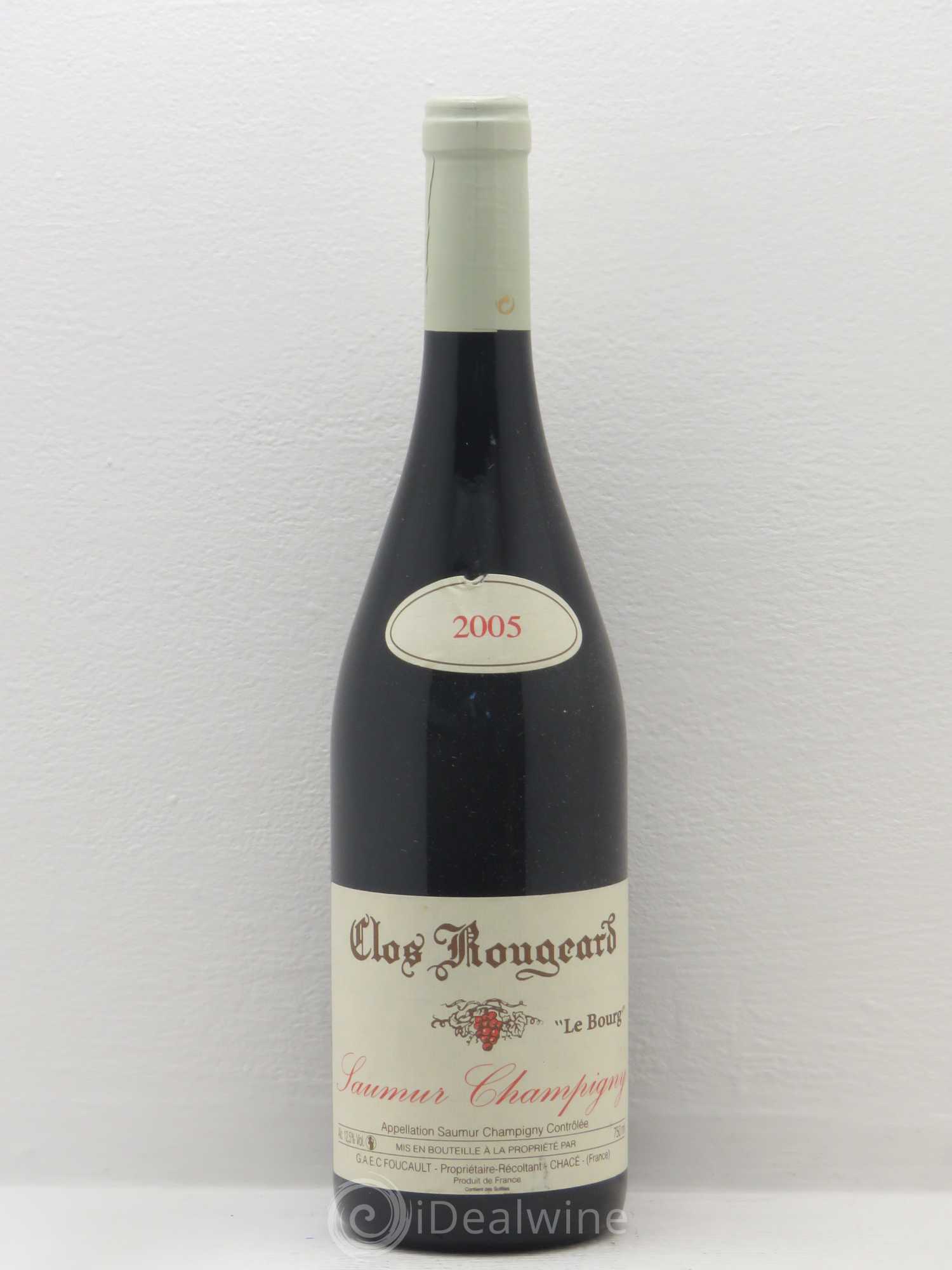 Saumur-Champigny Le Bourg Clos Rougeard 2005 - Lot de 1 bouteille - 0