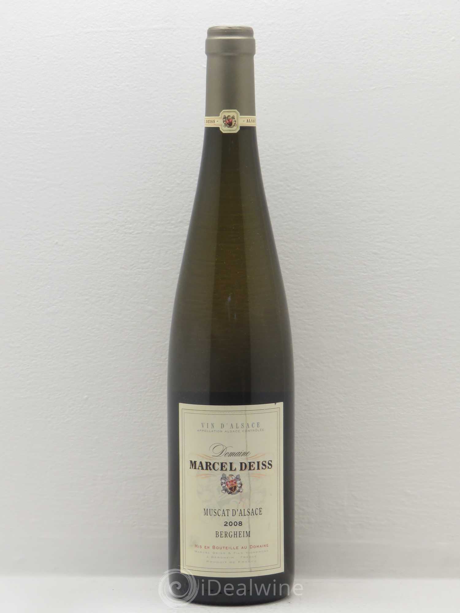 Alsace Muscat Bergheim Marcel Deiss (Domaine) 2008 - Lot de 1 bouteille - 0