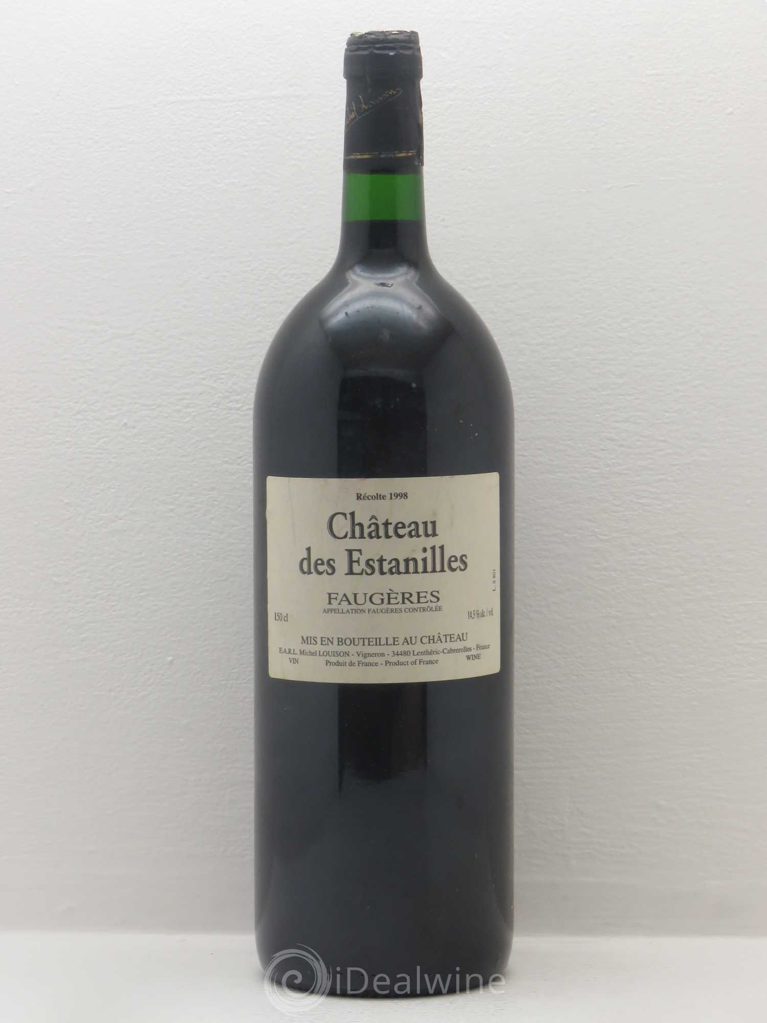 Faugères Château des Estanilles Tradition Michel Louison 1998 - Lot de 1 magnum - 0