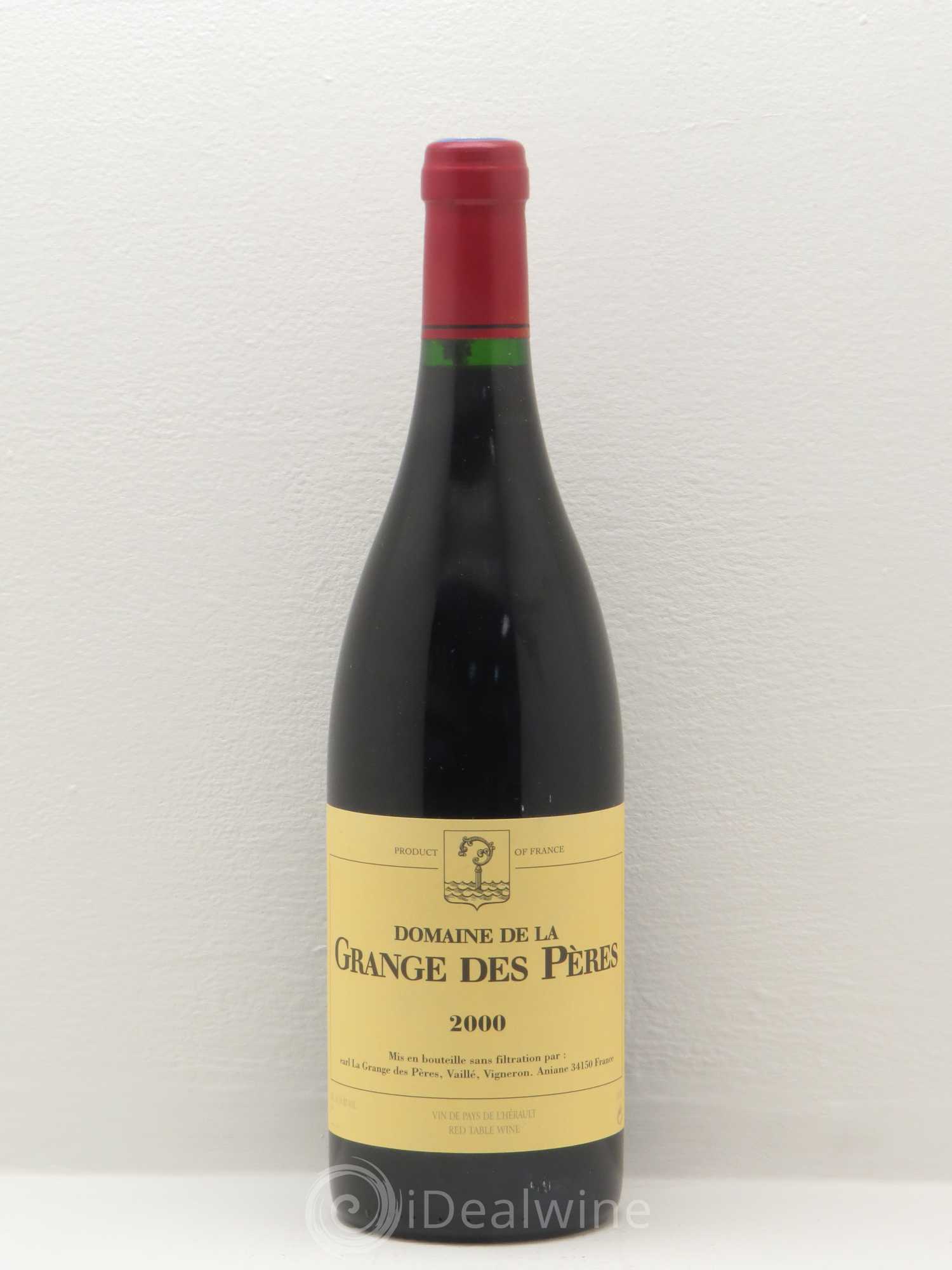 Pays d'Hérault Grange des Pères Laurent Vaillé 2000 - Lot de 1 bouteille - 0