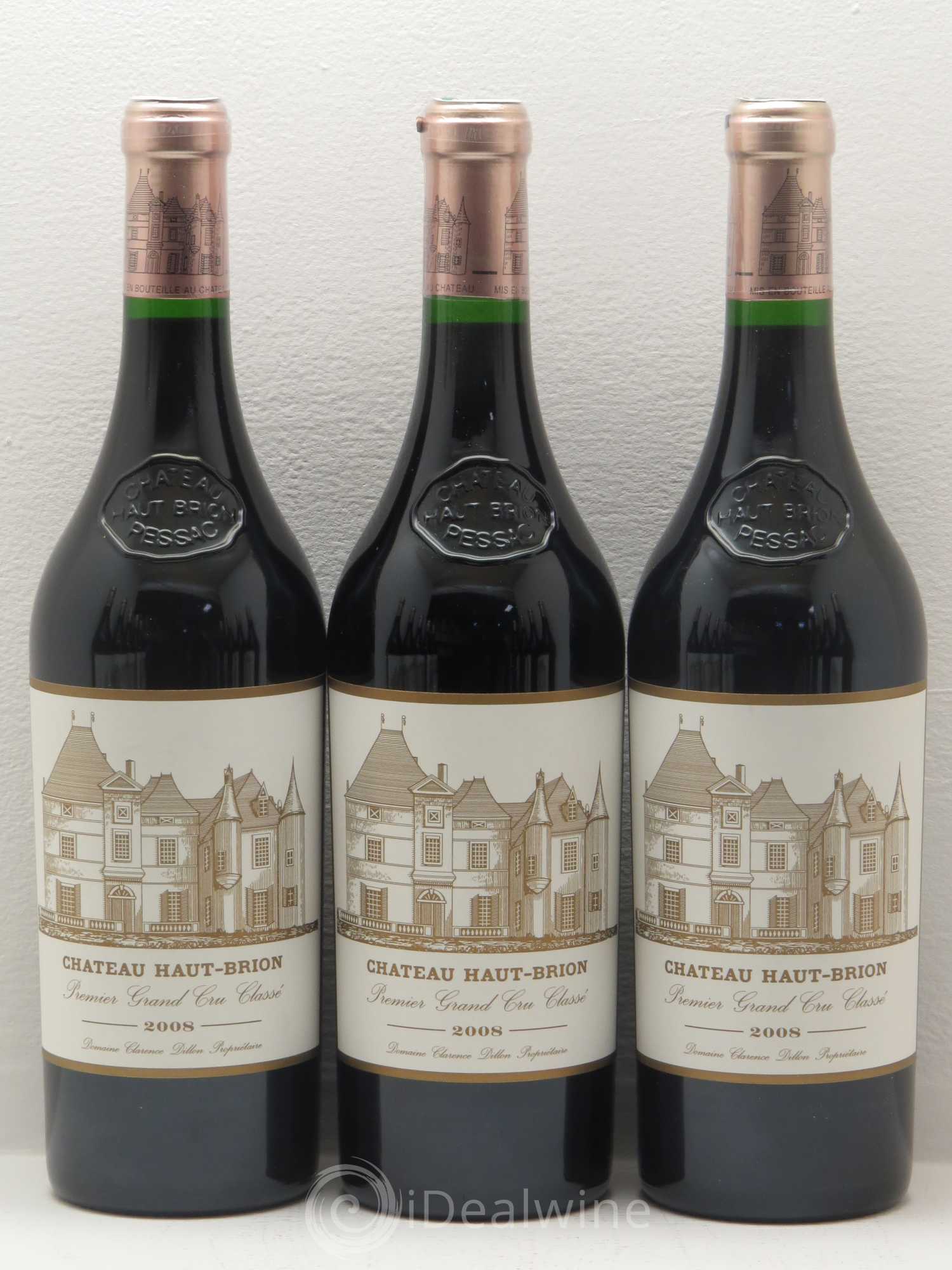 Château Haut Brion 1er Grand Cru Classé 2008 - Lot de 12 bouteilles - 1