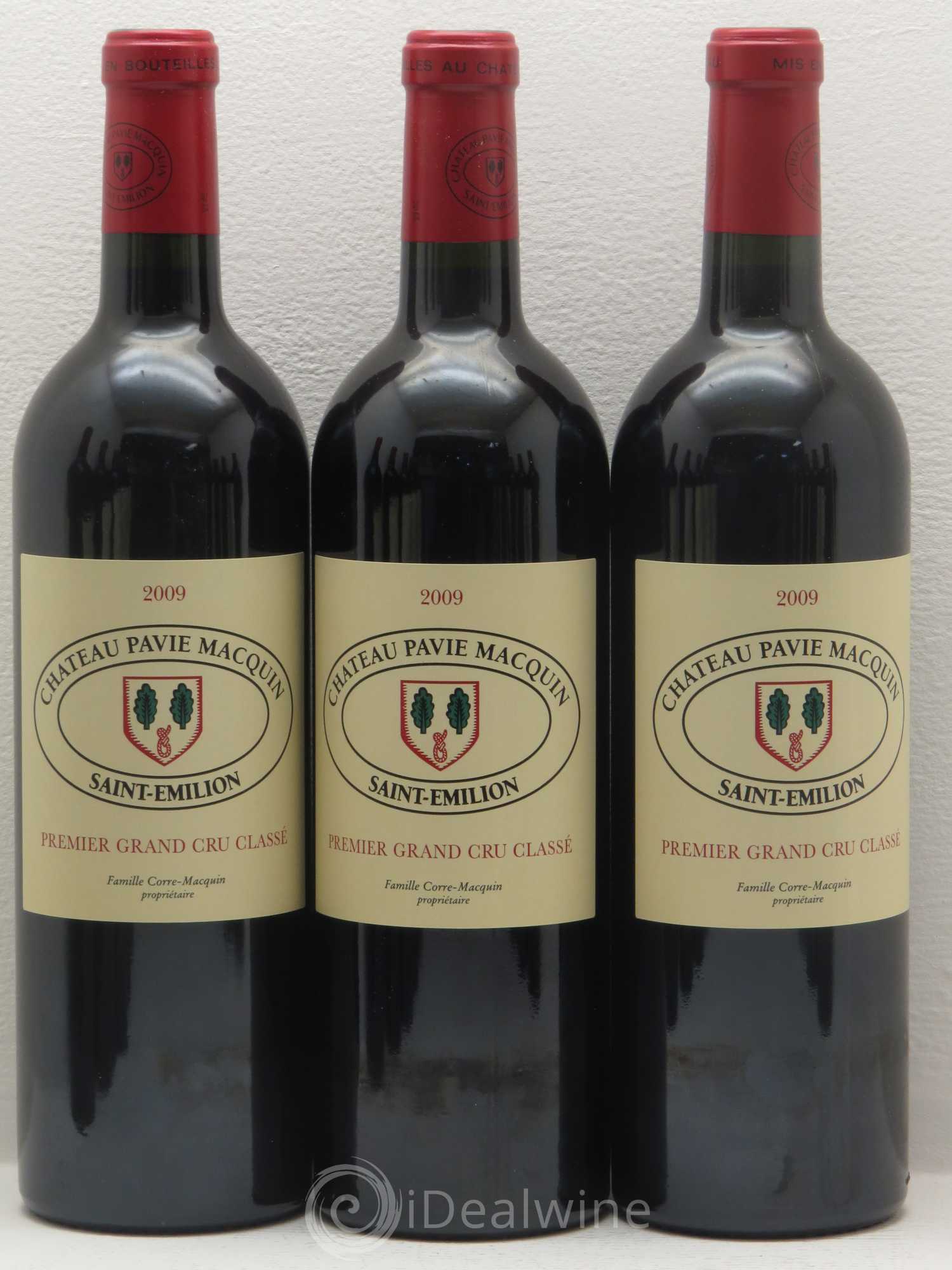 Château Pavie Macquin 1er Grand Cru Classé B 2009 - Lot de 12 bouteilles - 1