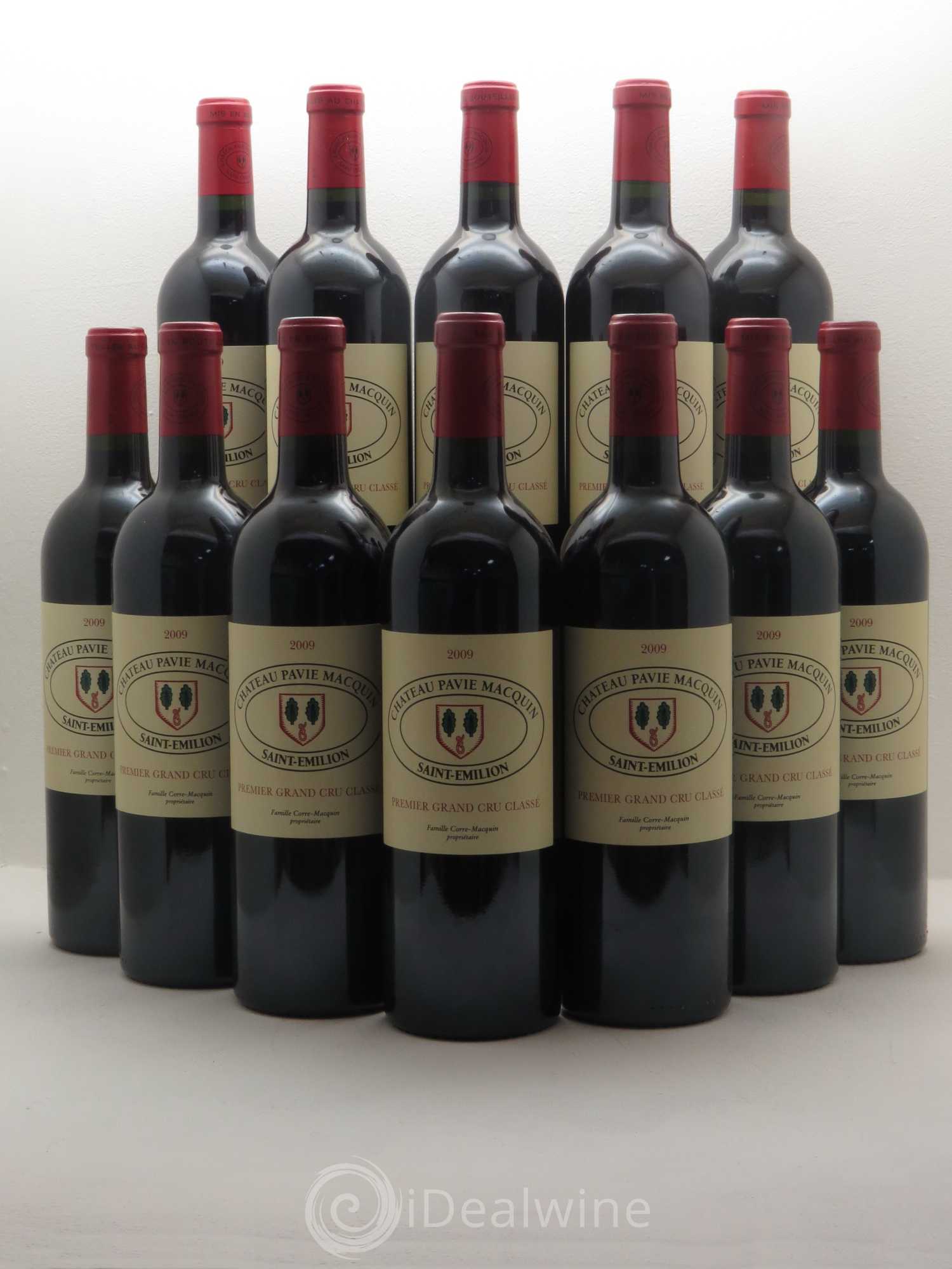 Château Pavie Macquin 1er Grand Cru Classé B 2009 - Lot de 12 bouteilles - 0