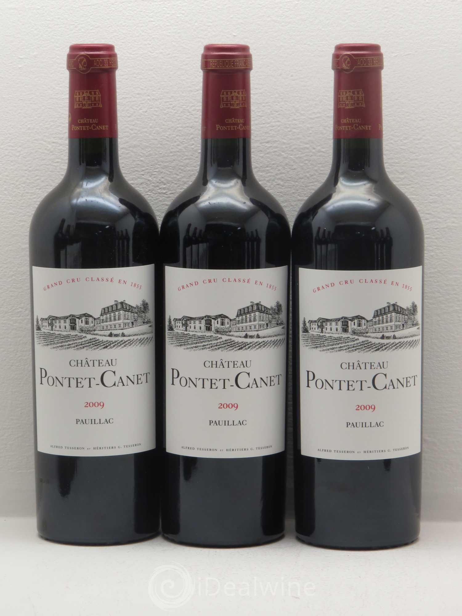 Château Pontet Canet 5ème Grand Cru Classé 2009 - Lot de 12 bouteilles - 1