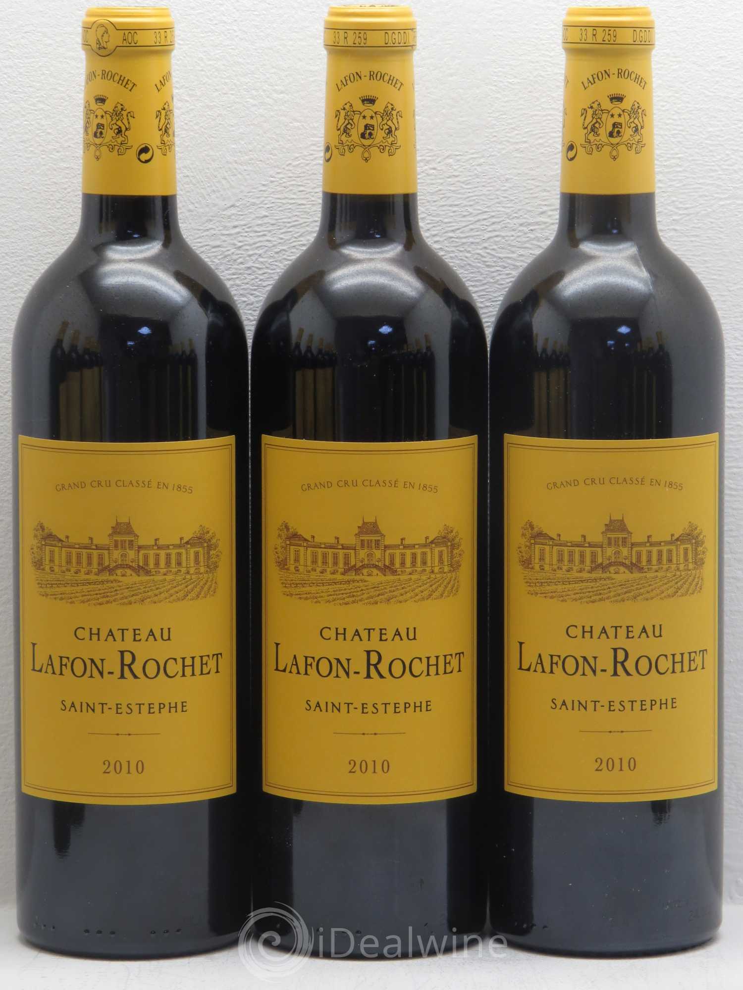 Château Lafon Rochet 4ème Grand Cru Classé 2010 - Lot de 12 bouteilles - 1