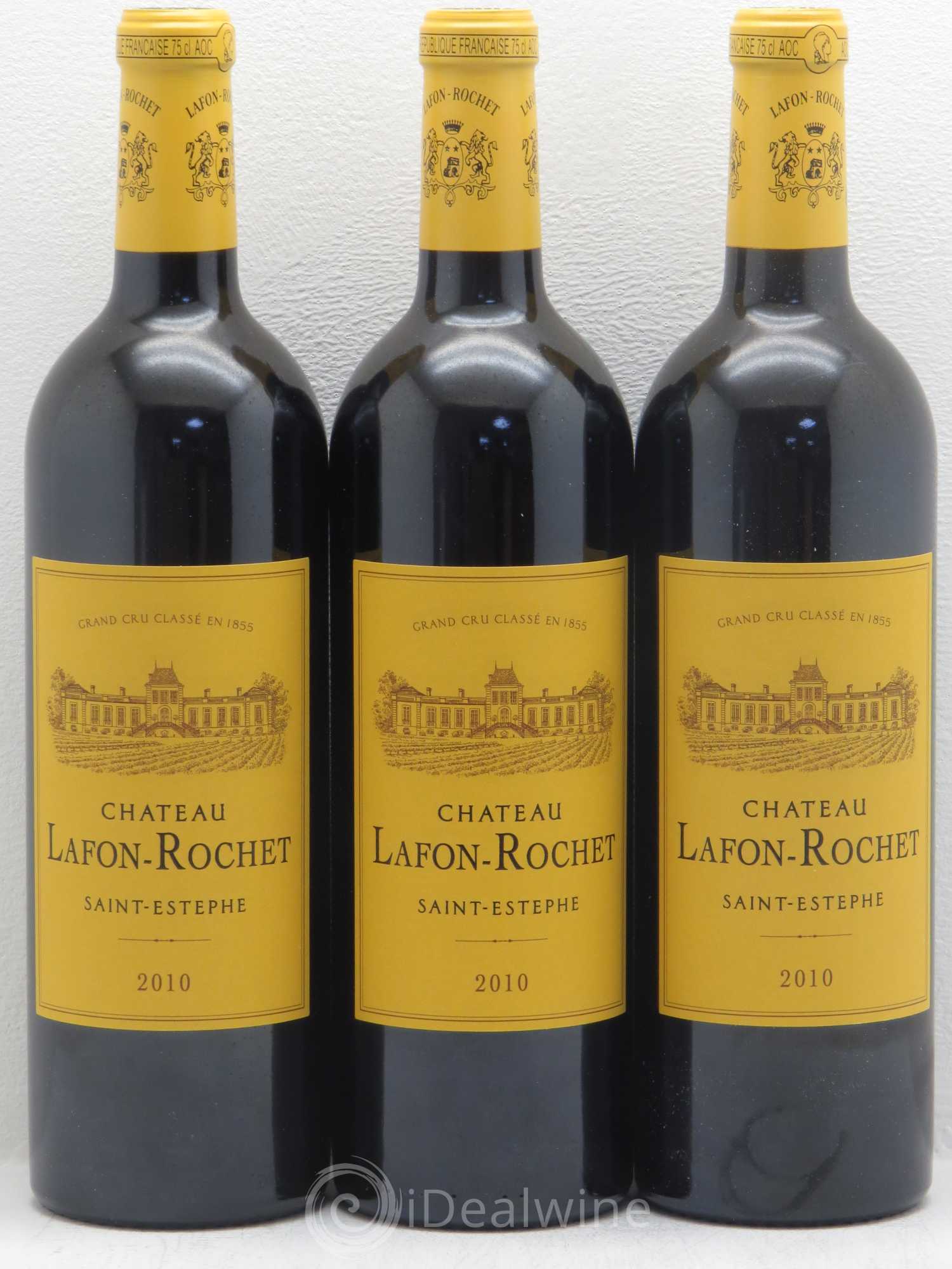Château Lafon Rochet 4ème Grand Cru Classé 2010 - Lot de 12 bouteilles - 4