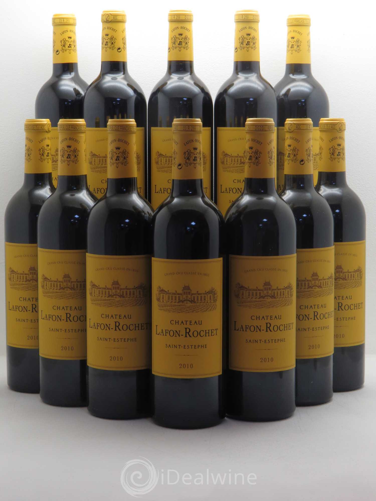 Château Lafon Rochet 4ème Grand Cru Classé 2010 - Lot de 12 bouteilles - 0