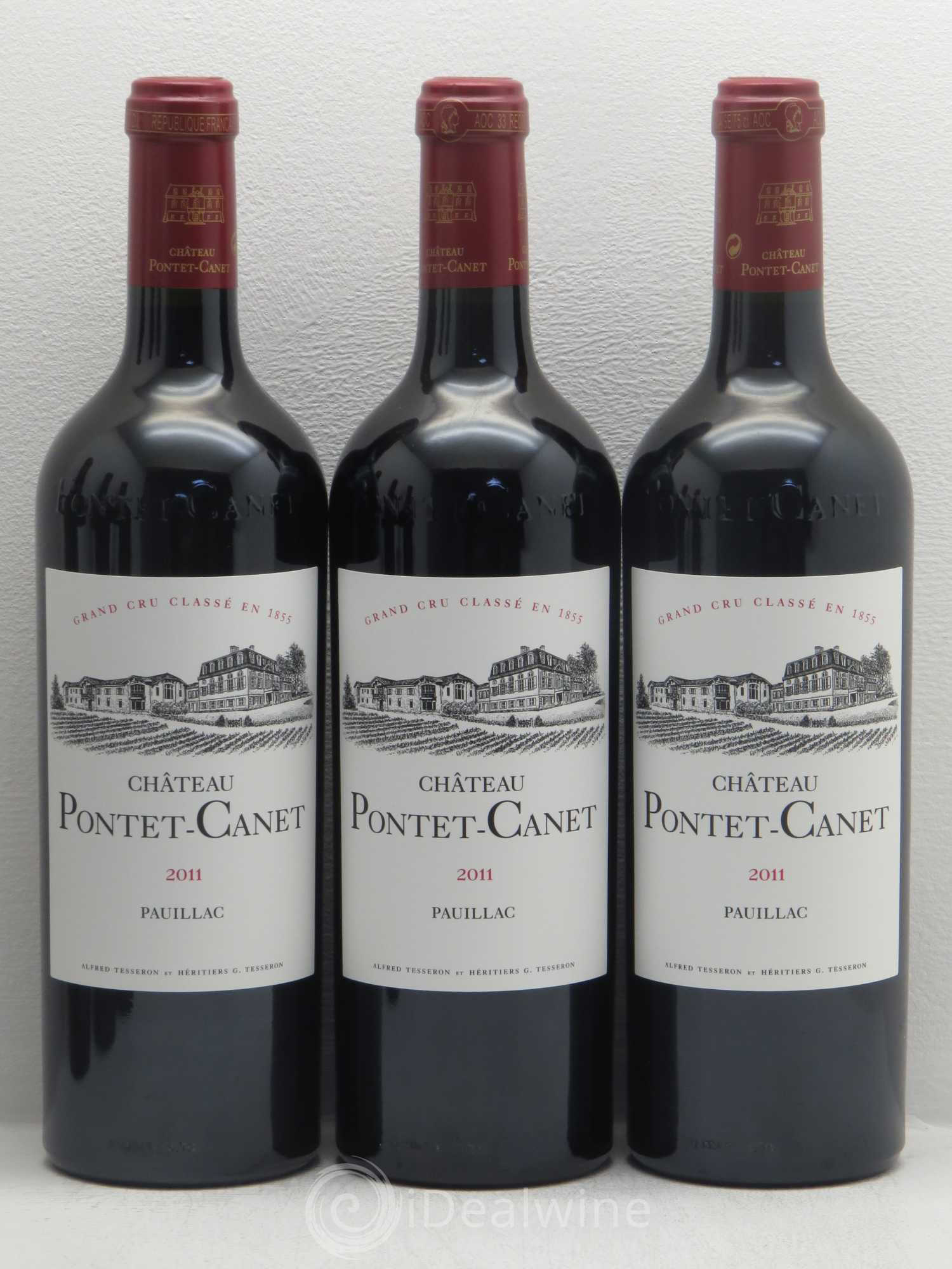 Château Pontet Canet 5ème Grand Cru Classé 2011 - Lot de 12 bouteilles - 3