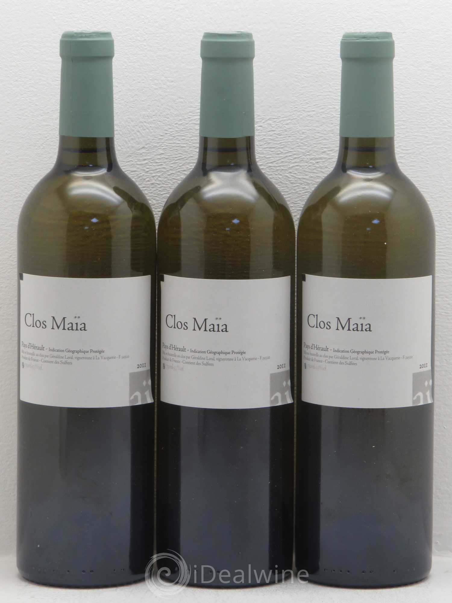 Pays d'Hérault Clos Maia Le Clos 2011 - Lot de 3 bouteilles - 0