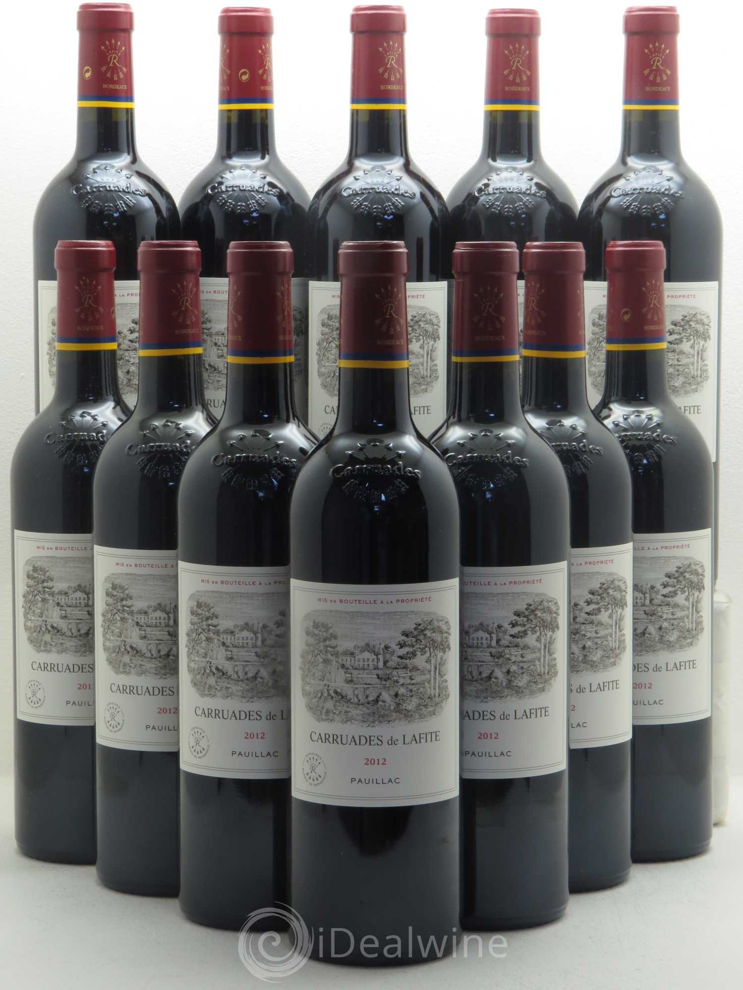 Carruades de Lafite Rothschild Second Vin 2012 - Lot de 12 bouteilles - 0