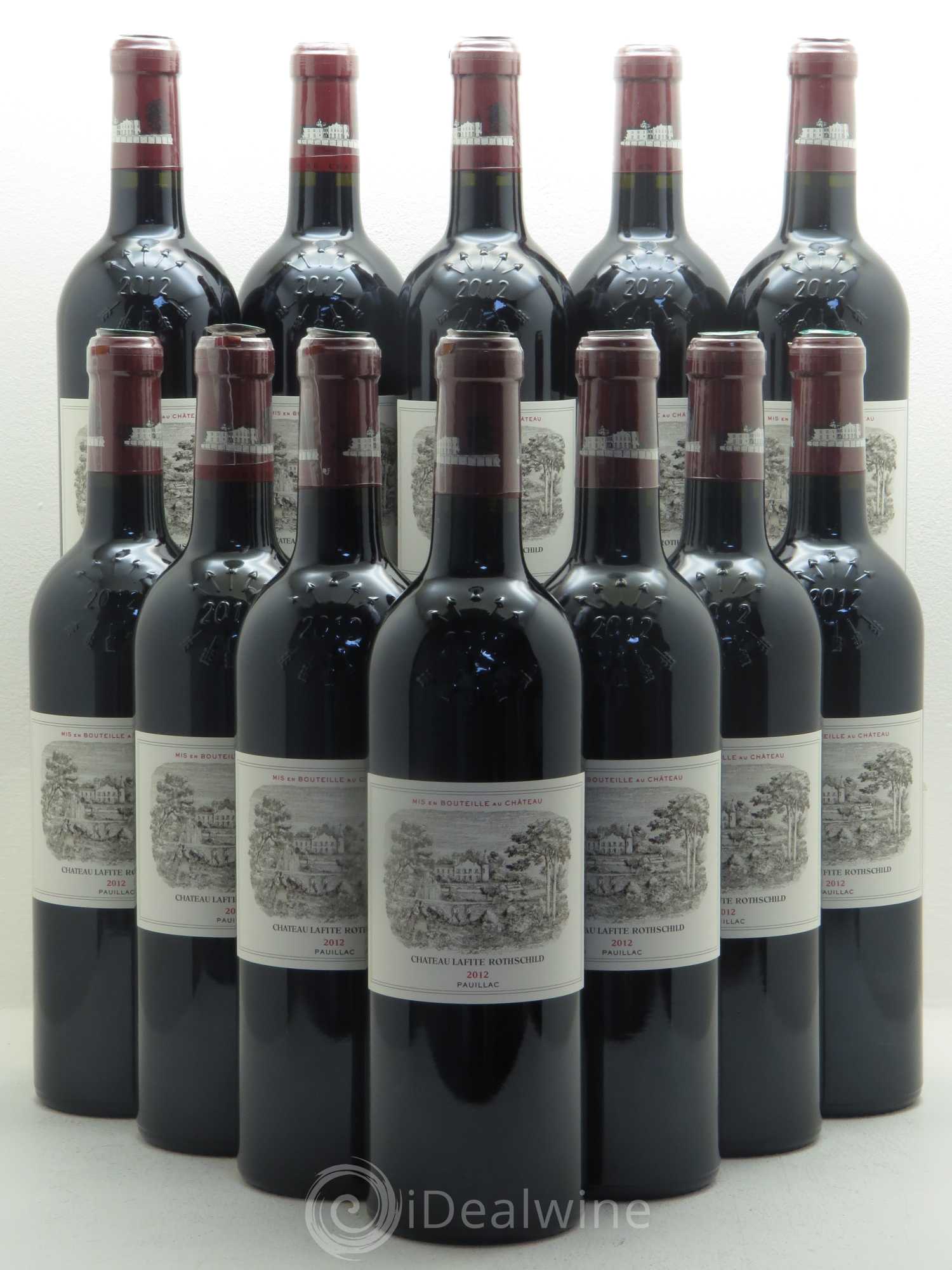 Château Lafite Rothschild 1er Grand Cru Classé 2012 - Lot de 12 bouteilles - 0