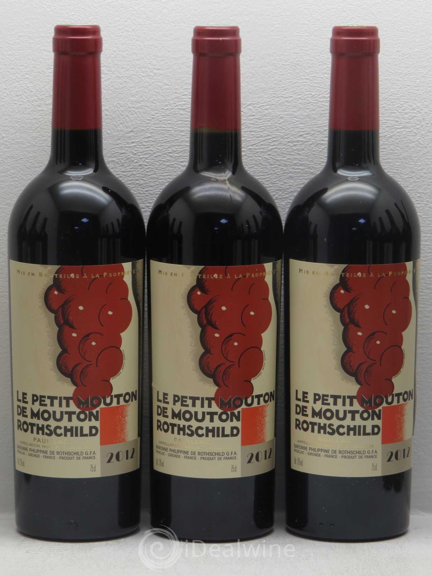 Petit Mouton Second Vin 2012 - Lot de 12 bouteilles - 2