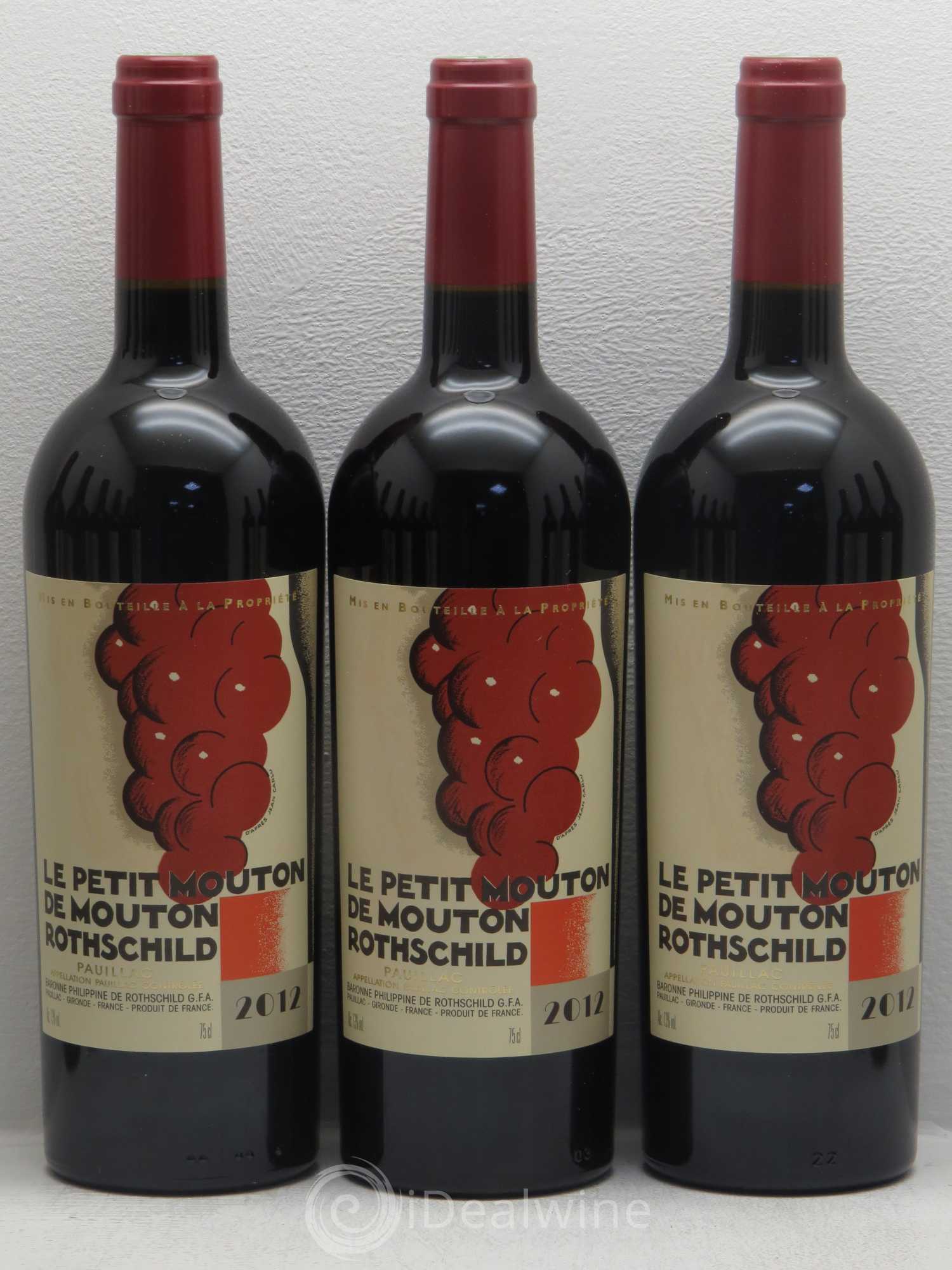 Petit Mouton Second Vin 2012 - Lot de 12 bouteilles - 4