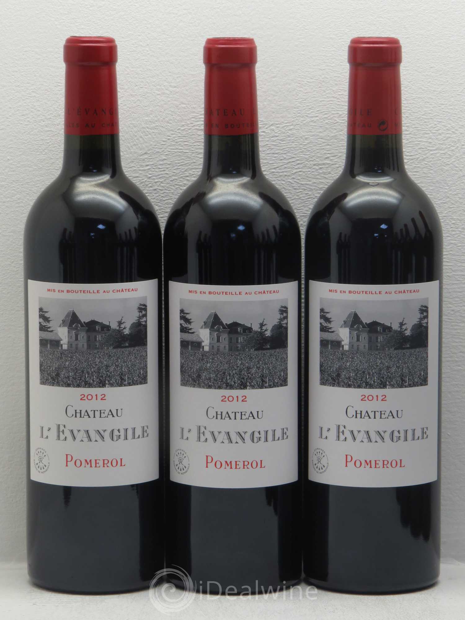Château l' Évangile 2012 - Lot de 12 bouteilles - 1