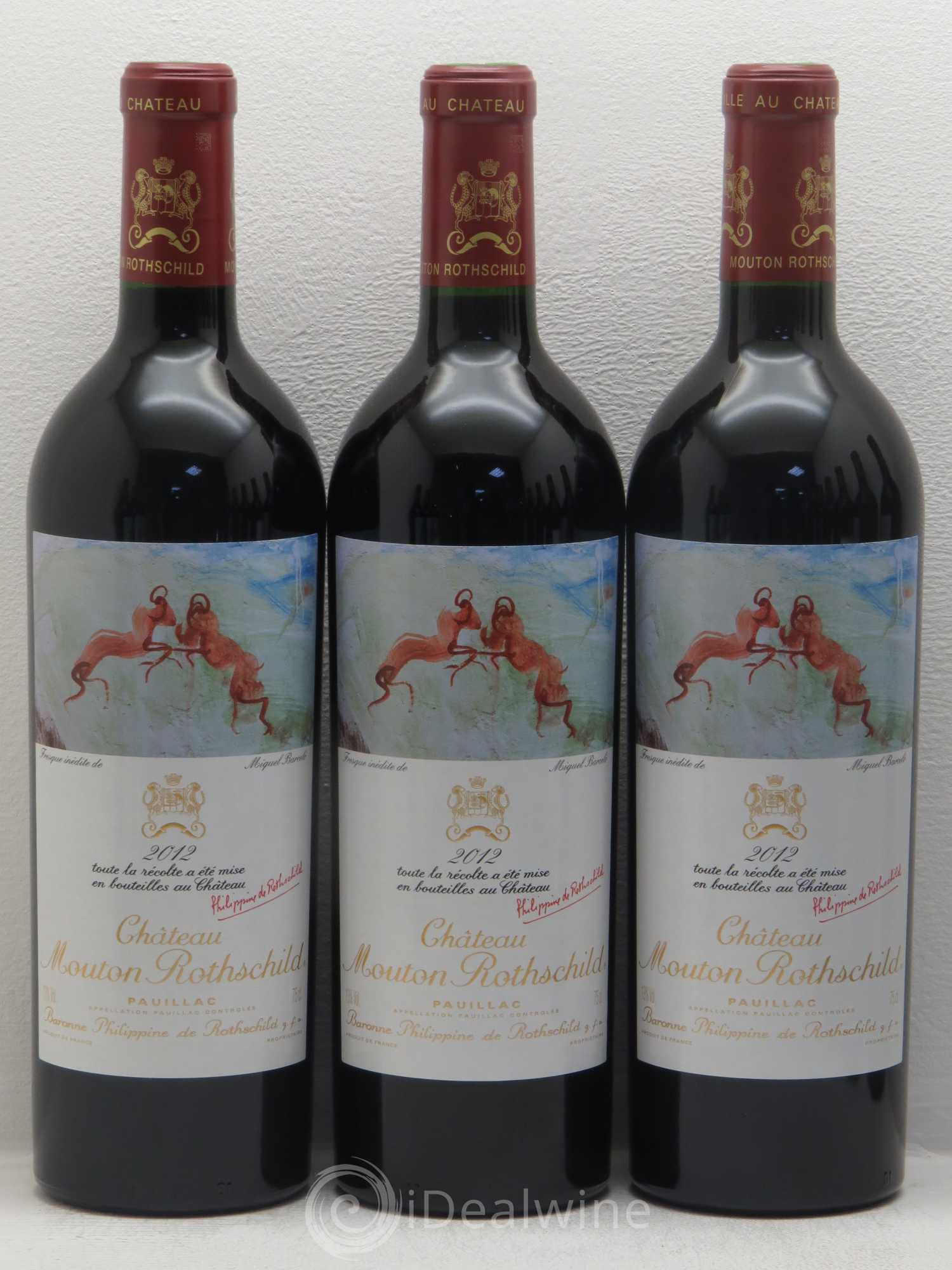 Château Mouton Rothschild 1er Grand Cru Classé 2012 - Lot de 12 bouteilles - 2