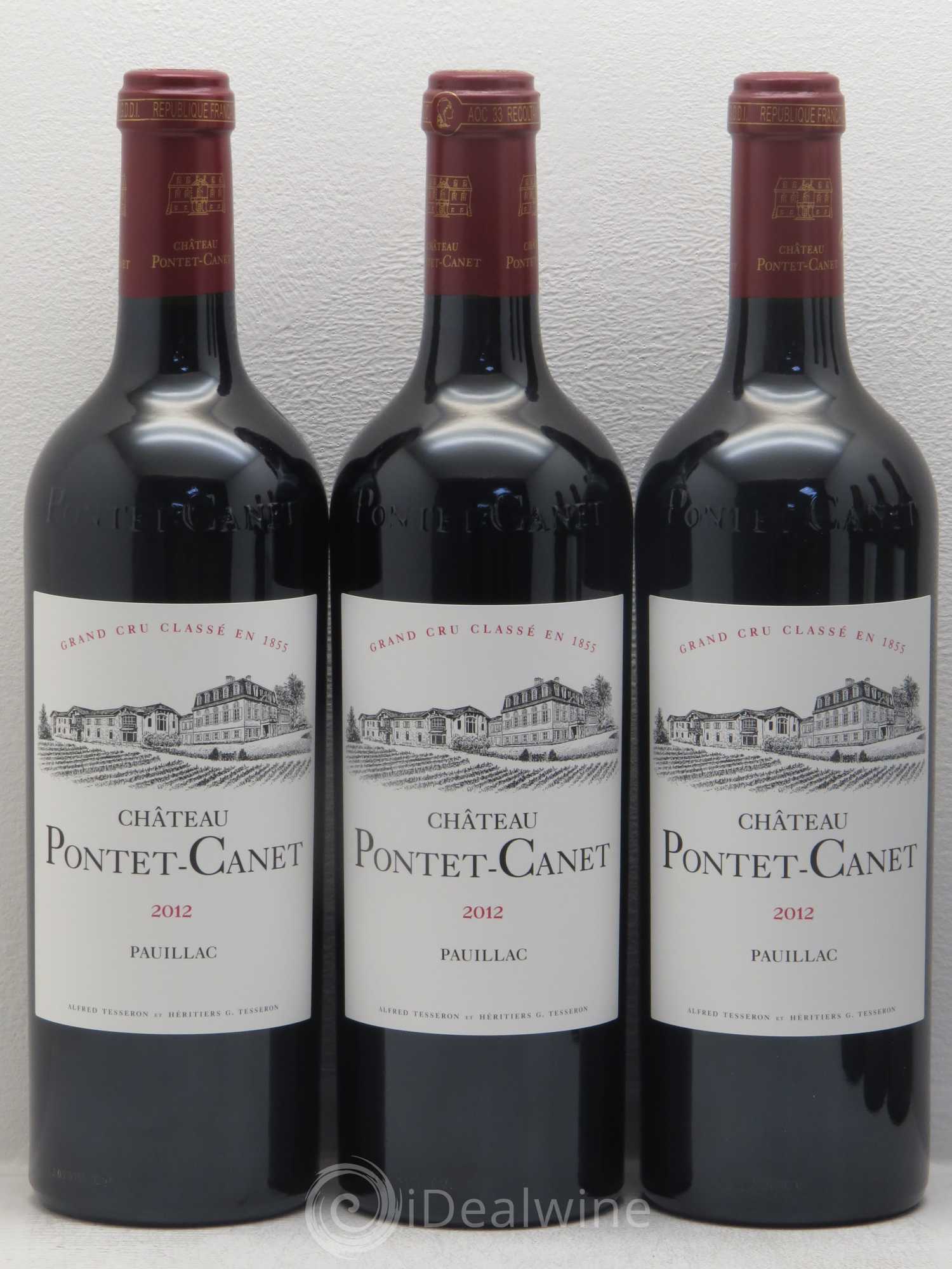 Château Pontet Canet 5ème Grand Cru Classé 2012 - Lot de 12 bouteilles - 3