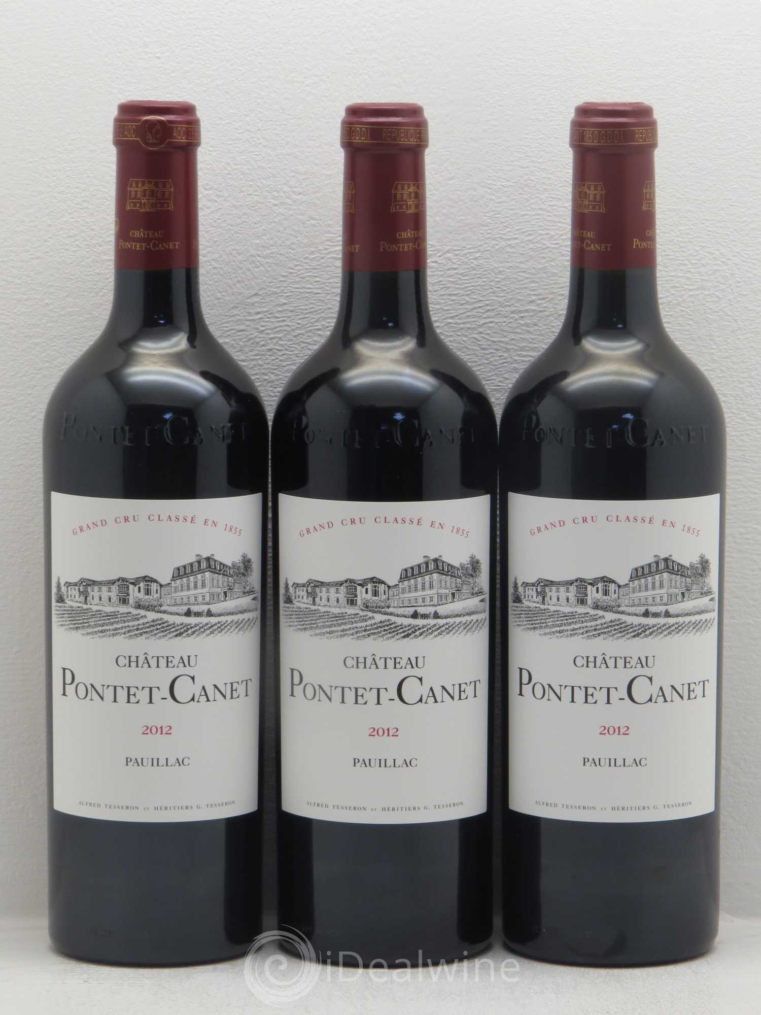 Château Pontet Canet 5ème Grand Cru Classé 2012 - Lot de 6 bouteilles - 2