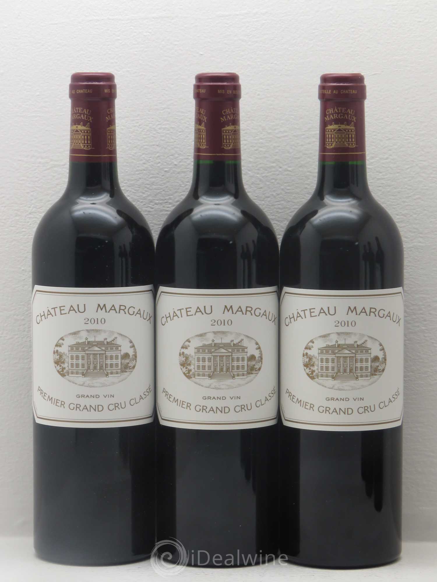 Château Margaux 1er Grand Cru Classé 2010 - Lot de 6 bouteilles - 1