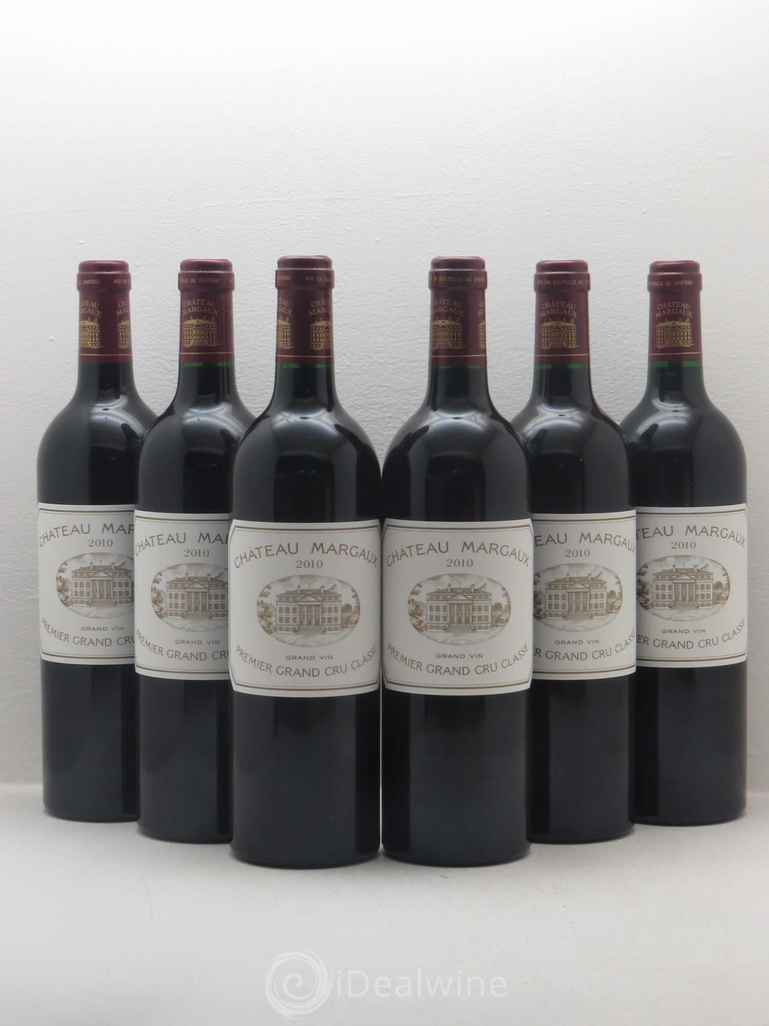Château Margaux 1er Grand Cru Classé 2010 - Lot de 6 bouteilles - 0