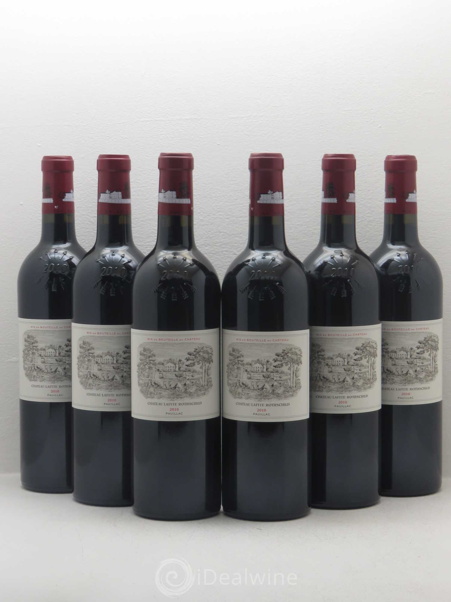 Château Lafite Rothschild 1er Grand Cru Classé 2010 - Lot de 6 bouteilles - 0