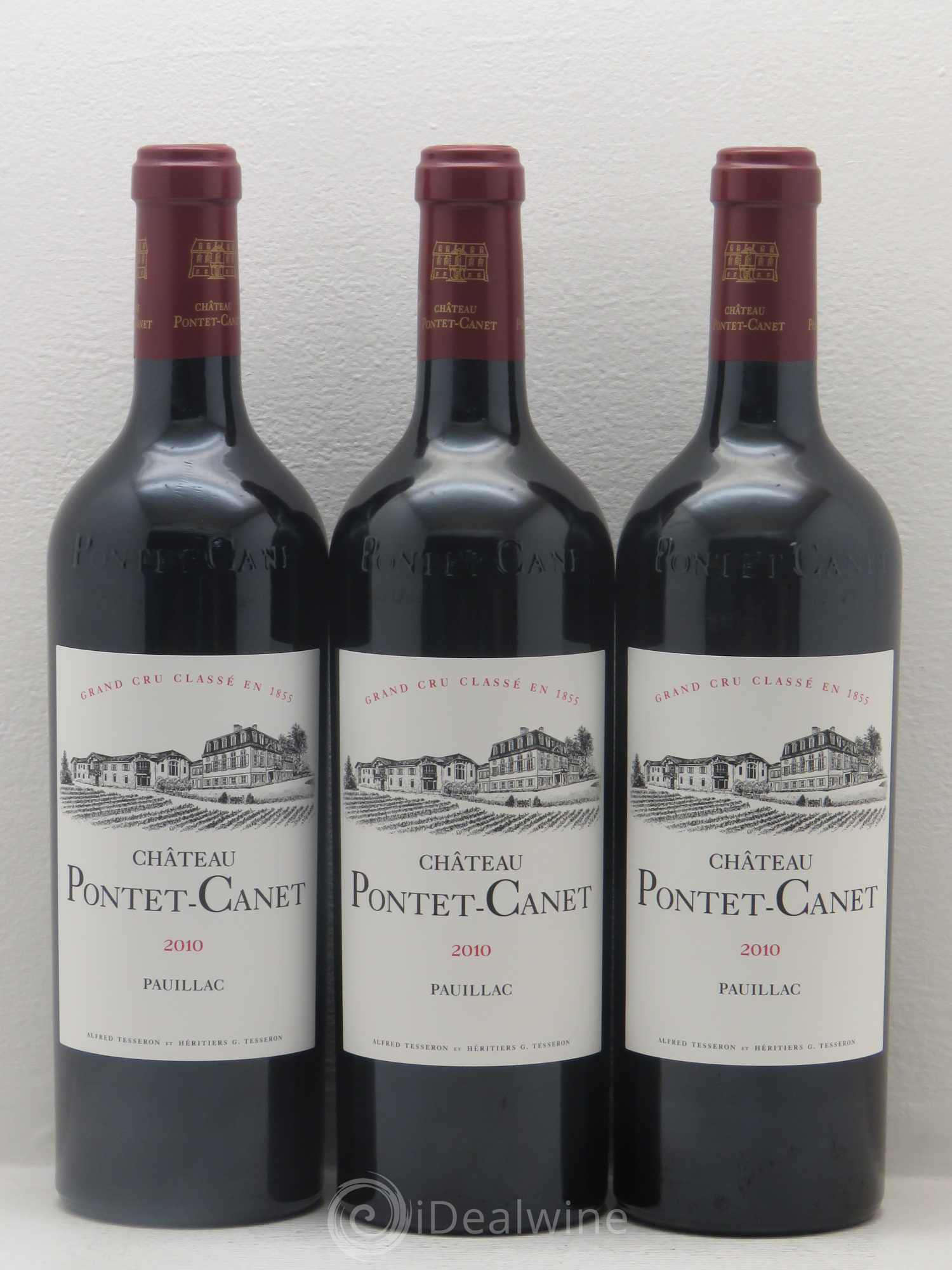 Château Pontet Canet 5ème Grand Cru Classé 2010 - Lot de 12 bouteilles - 1