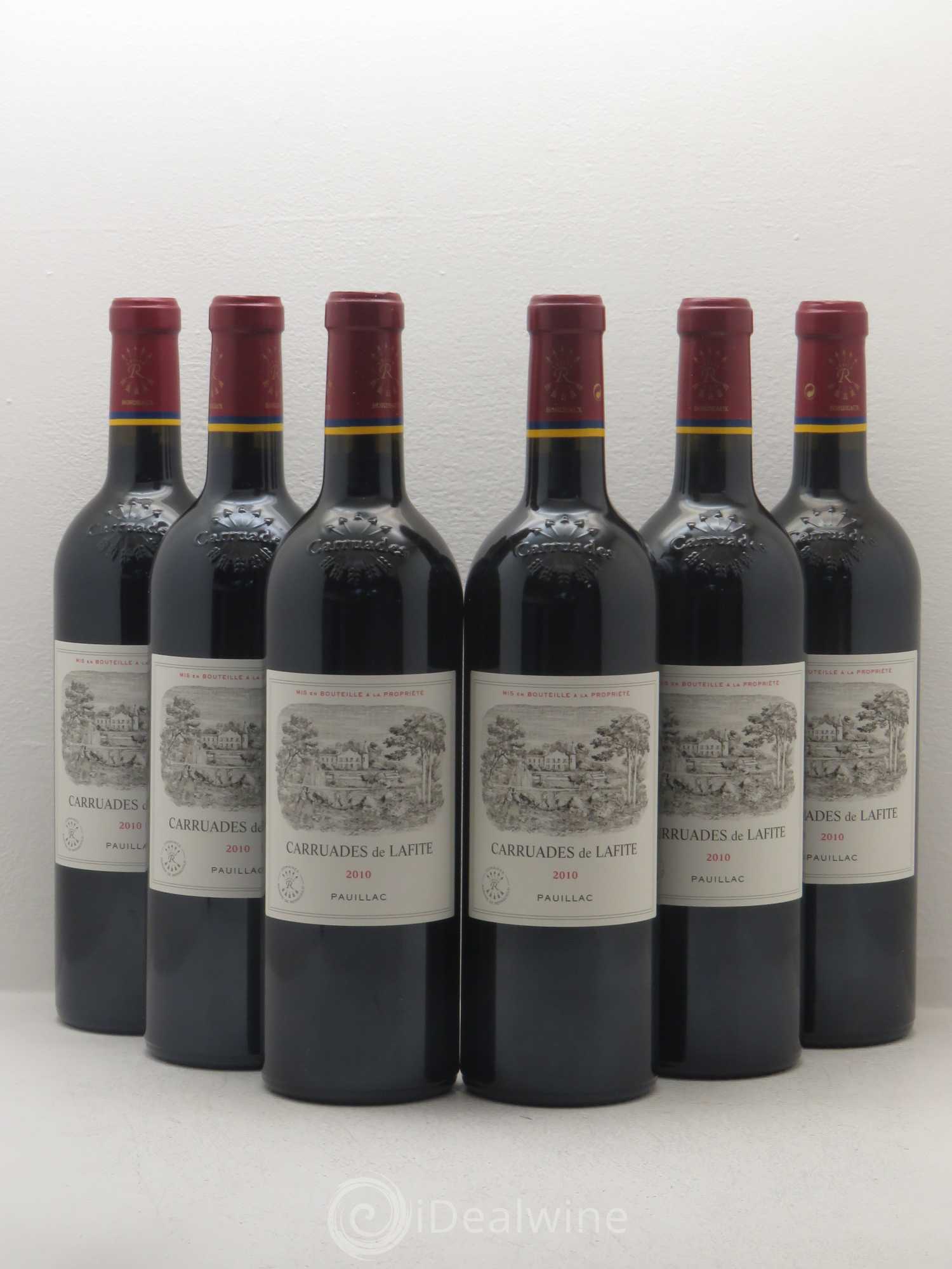 Carruades de Lafite Rothschild Second Vin 2010 - Lot de 6 bouteilles - 0