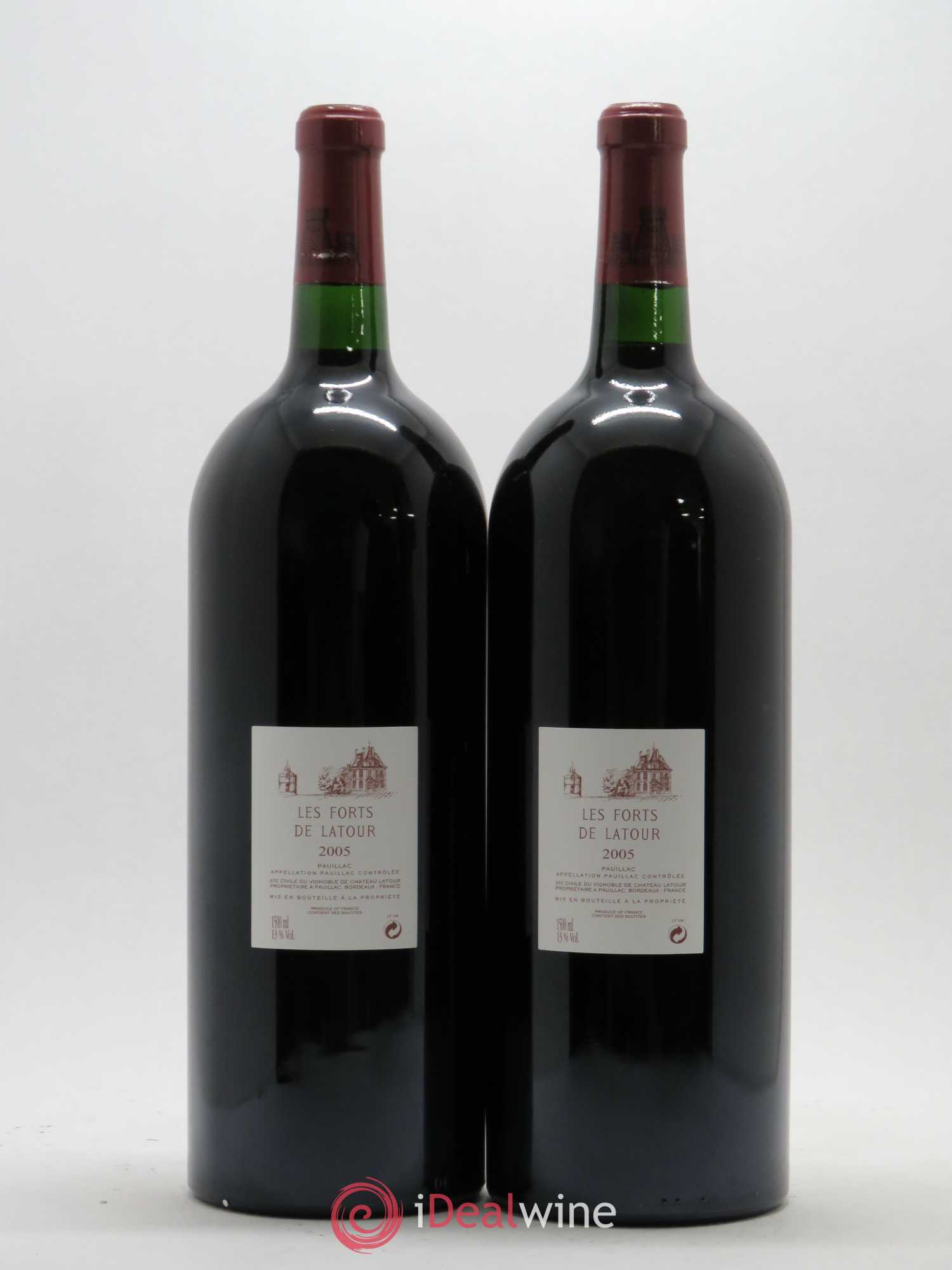Les Forts de Latour Second Vin 2005 - Lot de 2 magnums - 1