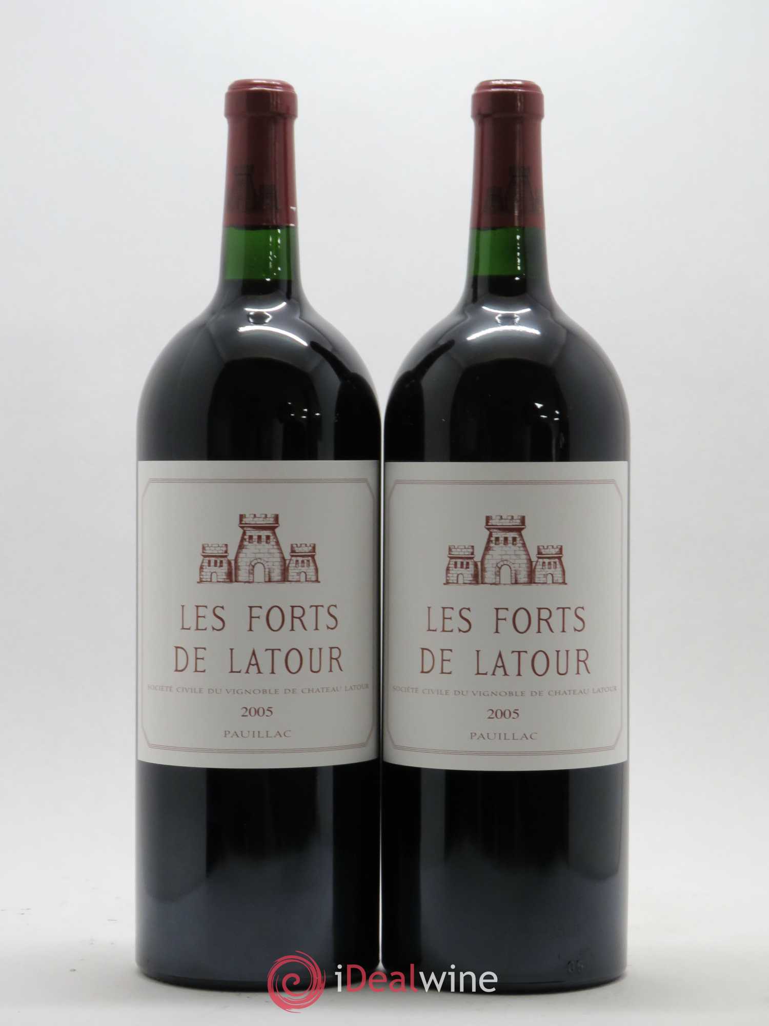 Les Forts de Latour Second Vin 2005 - Lot de 2 magnums - 0